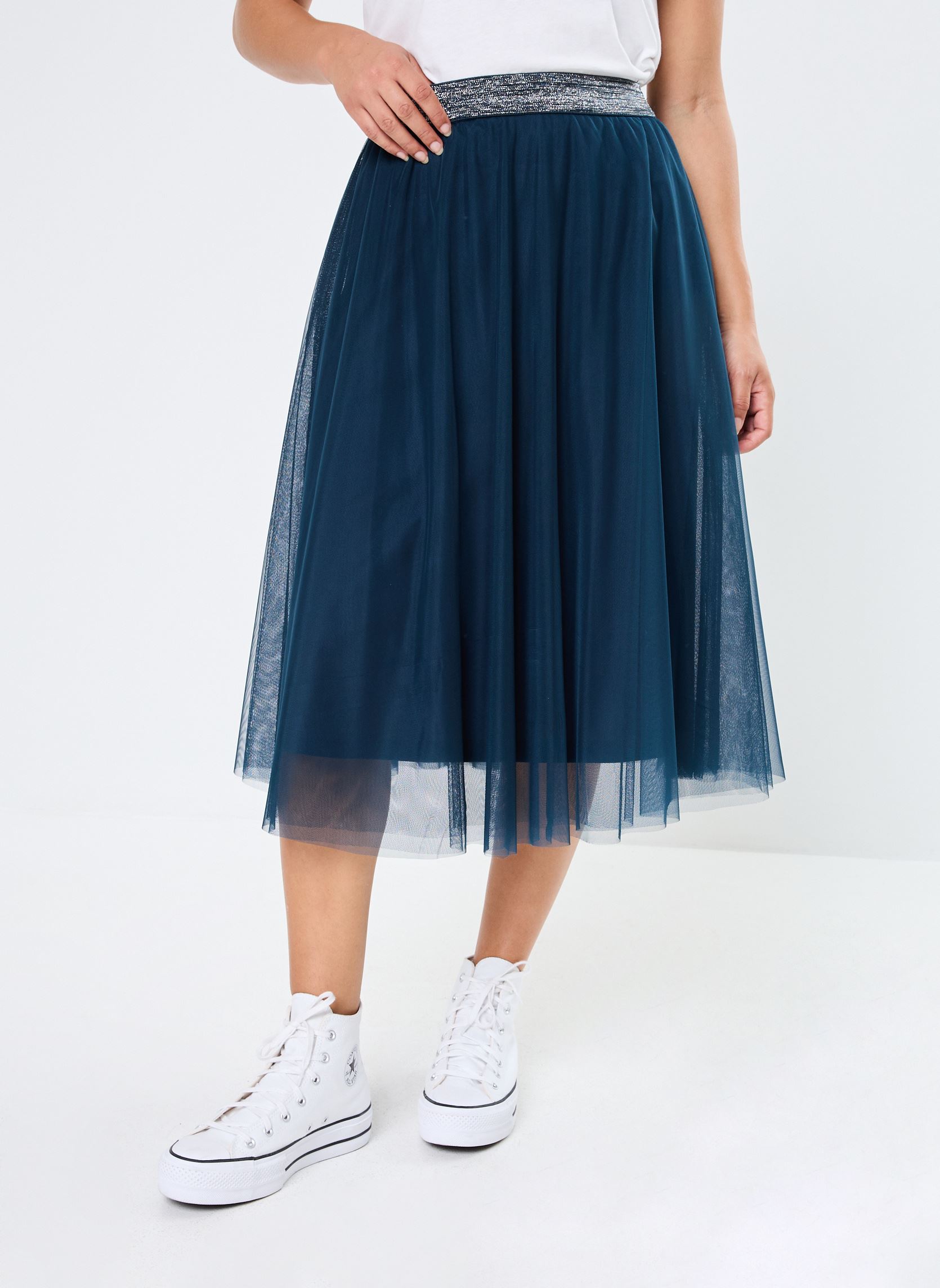 Jupes mi-longues NUEA SKIRT femme bleu Nümph Jupes mi-longues NUEA SKIRT femme bleu Dress Blues