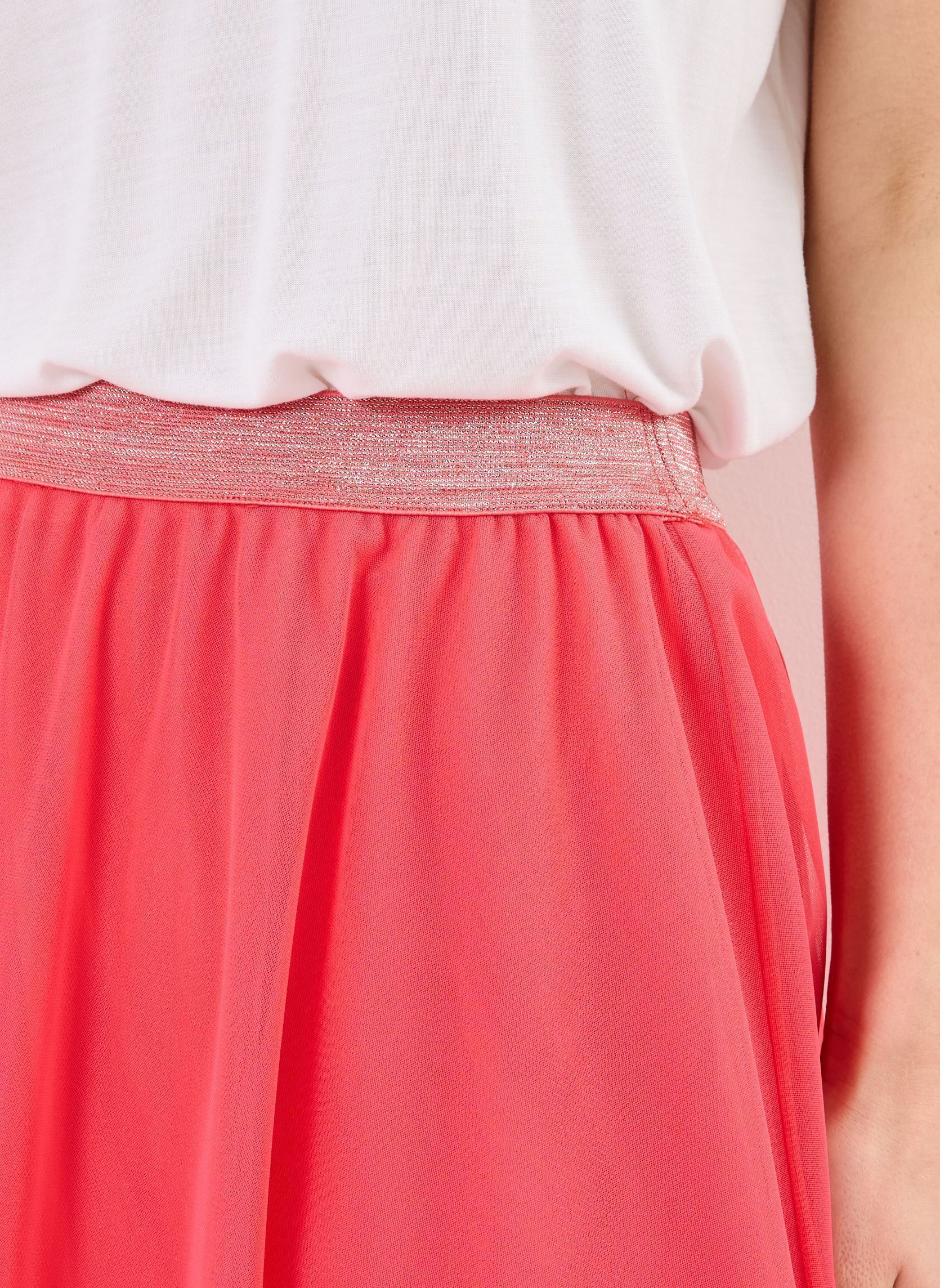 Midi-Röcke NUEA SKIRT damen rosa Nümph Midi-Röcke NUEA SKIRT damen rosa Geranium
