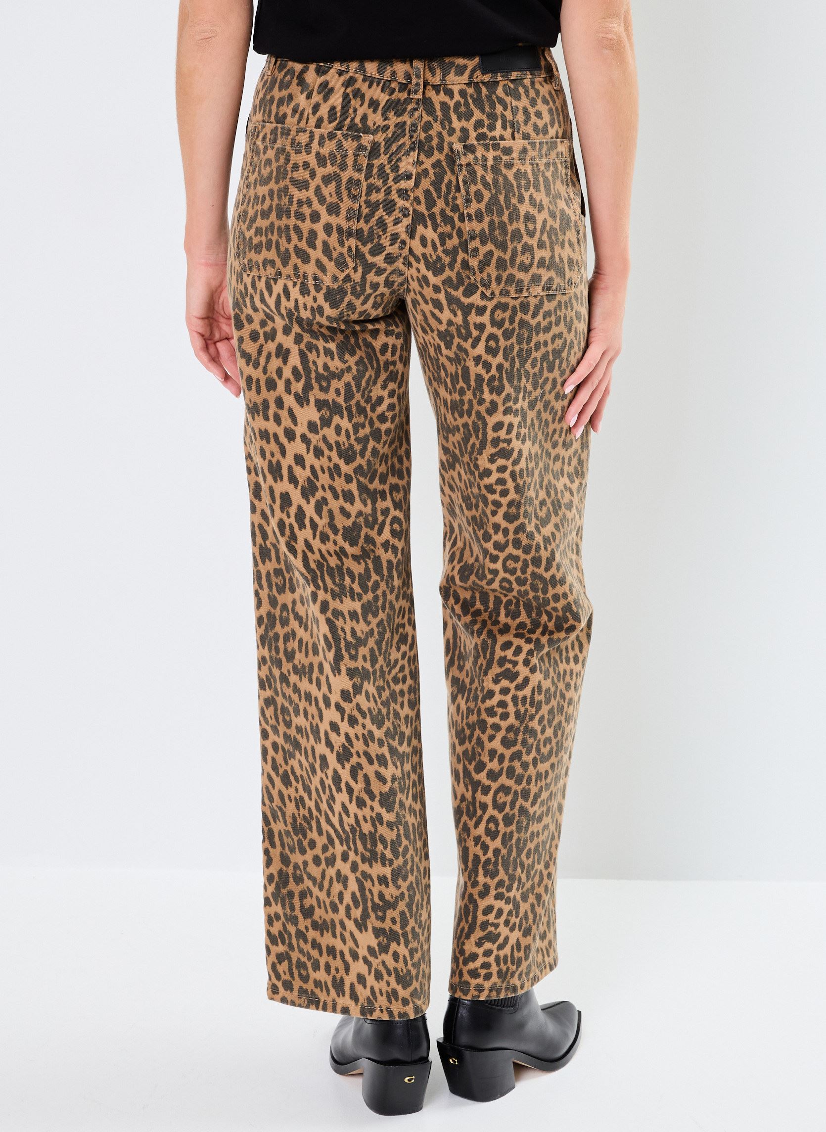 Pantalones anchos NUGIGI PANTS mujer marrón Nümph Pantalones anchos NUGIGI PANTS mujer marrón Tiger´s Eye