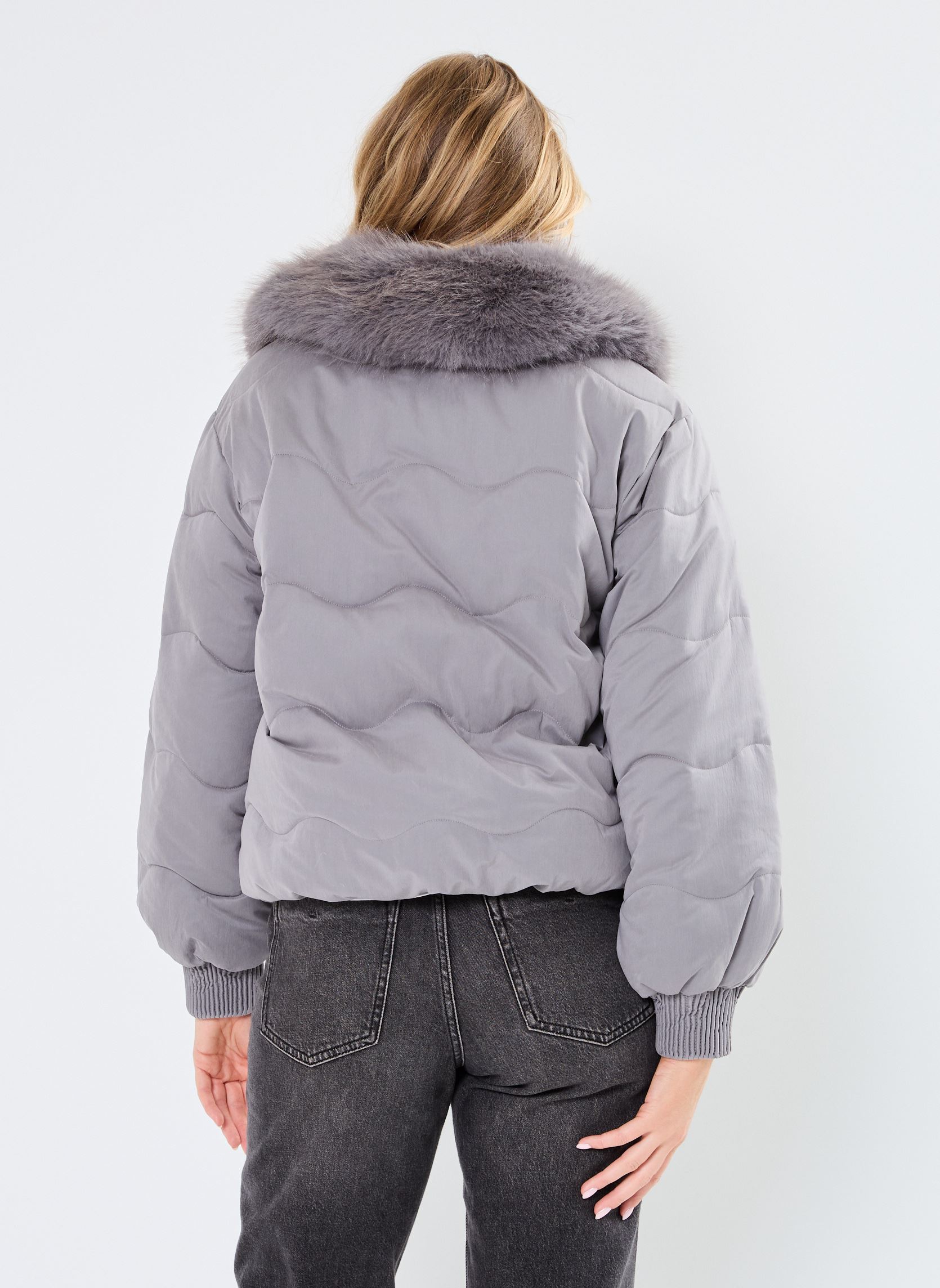 Daunenjacken NUHURDA JACKET damen grau Nümph Daunenjacken NUHURDA JACKET damen grau December Sky