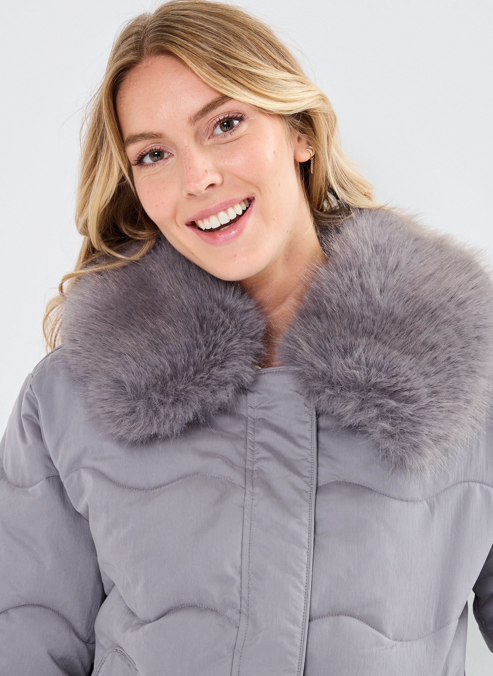 Daunenjacken NUHURDA JACKET damen grau Nümph Daunenjacken NUHURDA JACKET damen grau December Sky
