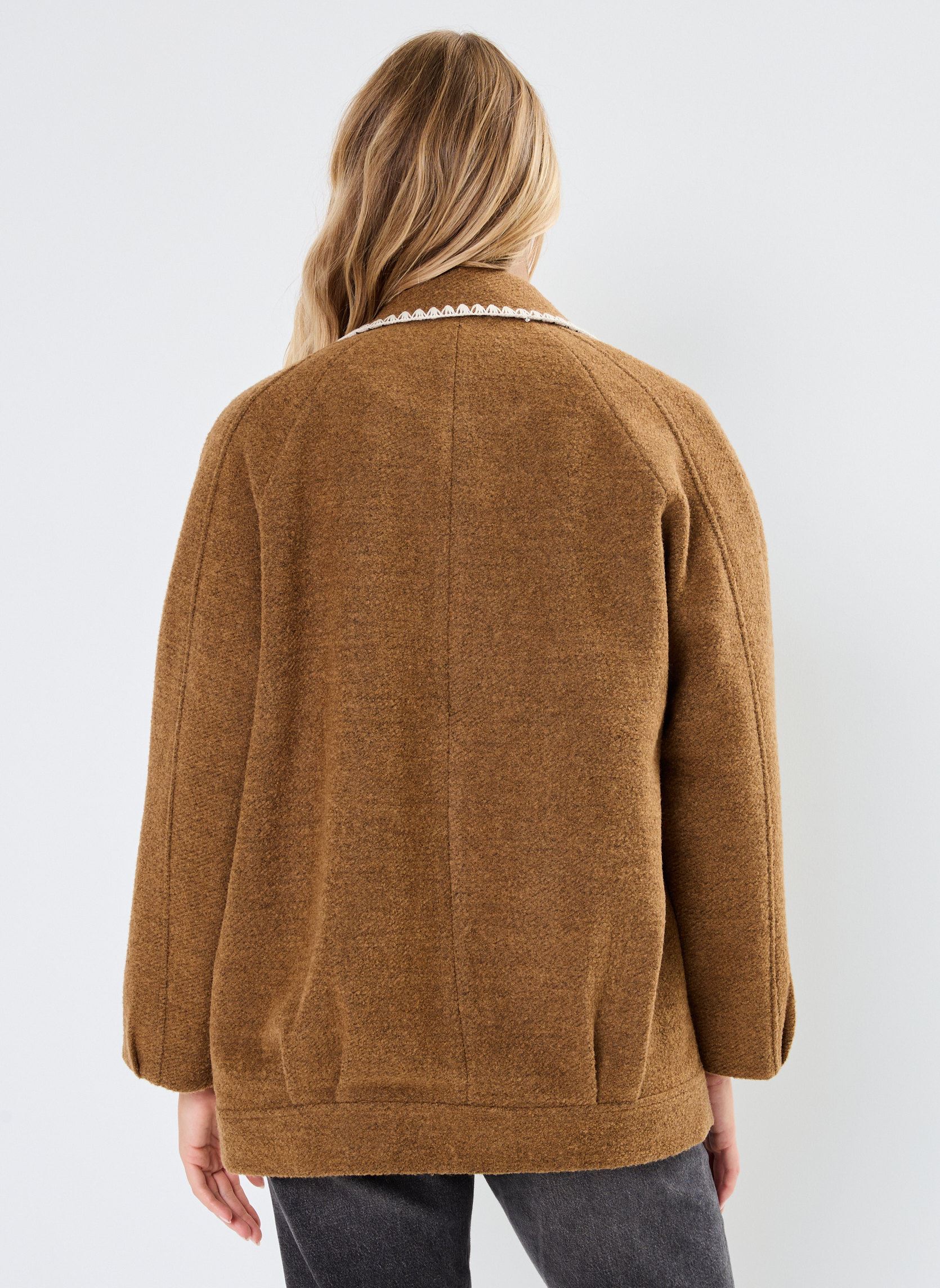 Cappotti NUTIKKO COAT donna marrone Nümph Cappotti NUTIKKO COAT donna marrone KANGAROO