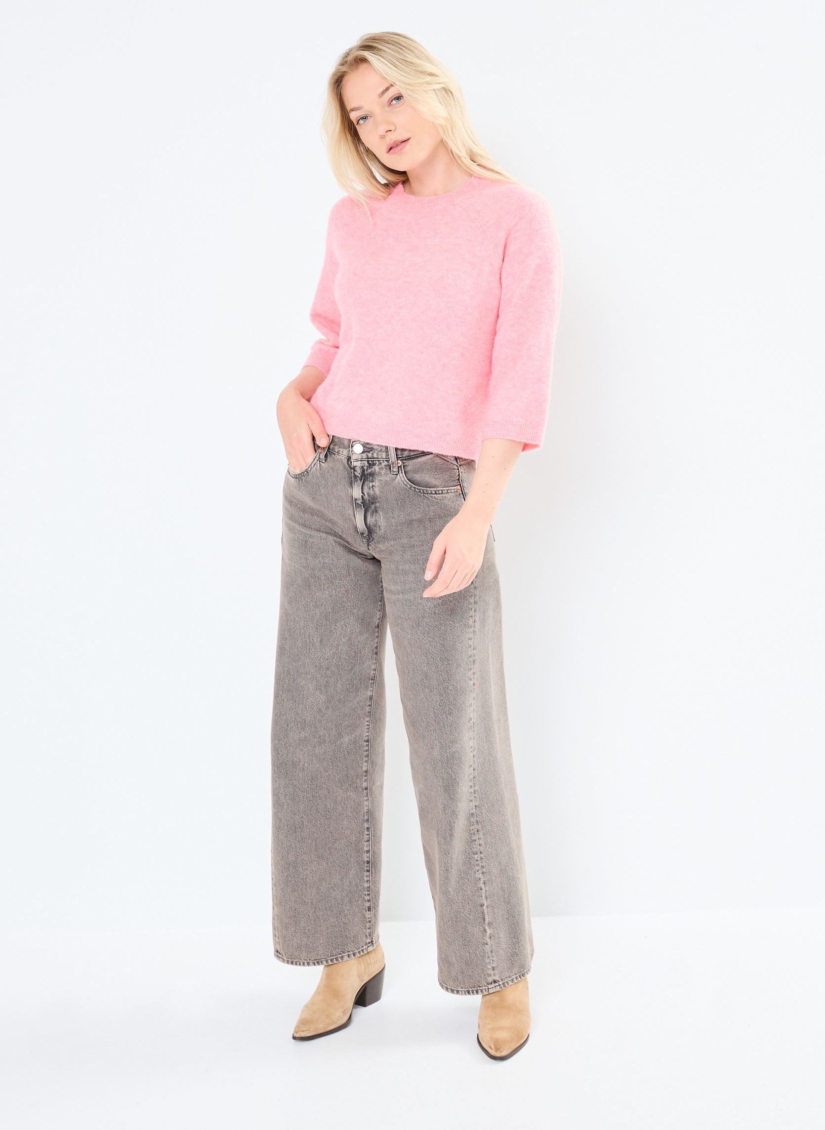 Pullover NURIETTE SELMA PULLOVER damen rosa Nümph Pullover NURIETTE SELMA PULLOVER damen rosa Peony