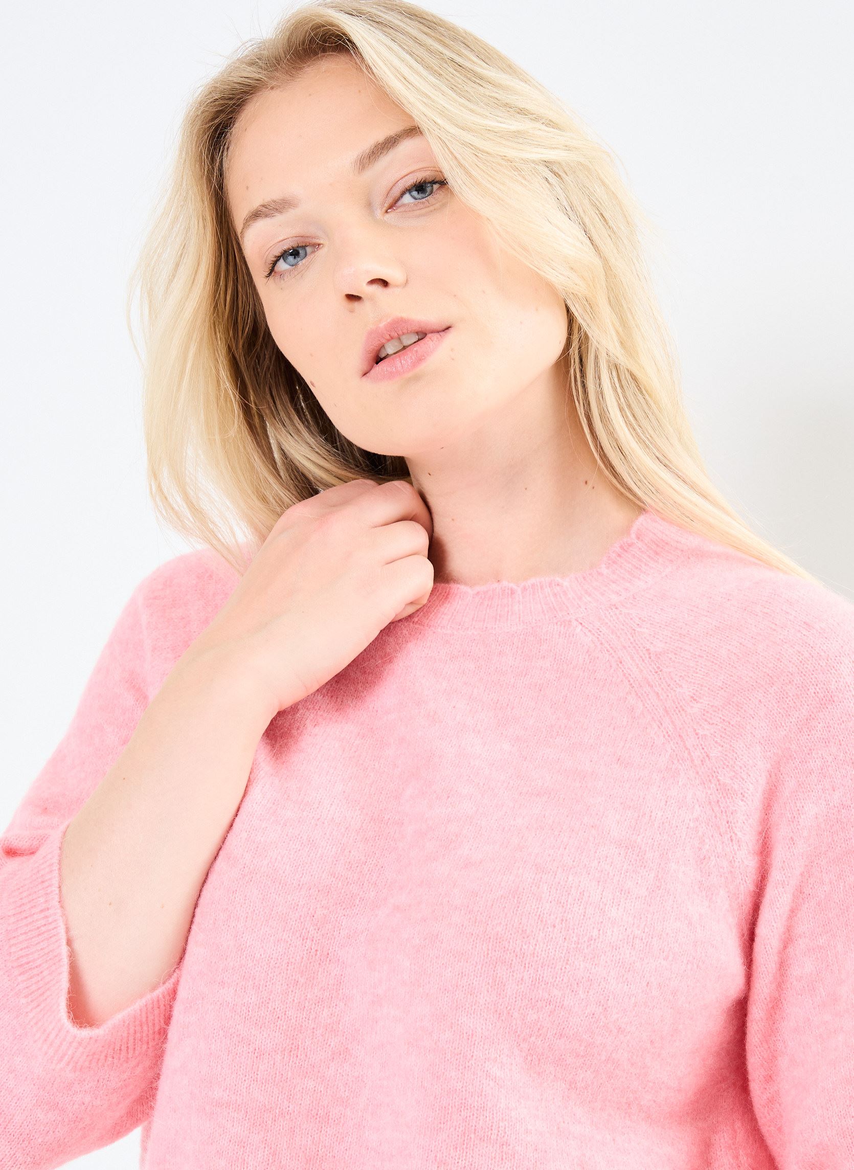 Pullover NURIETTE SELMA PULLOVER damen rosa Nümph Pullover NURIETTE SELMA PULLOVER damen rosa Peony