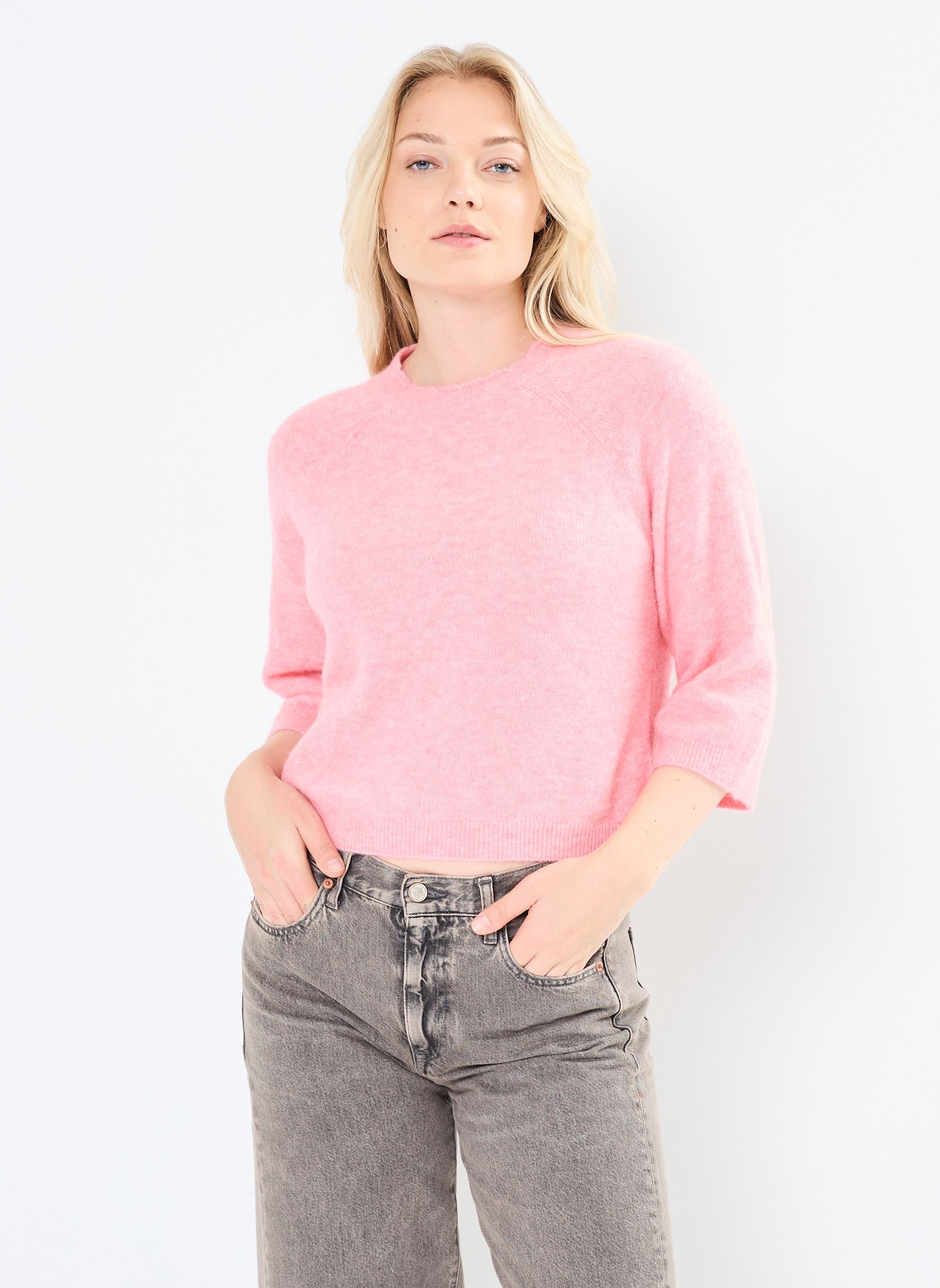 Pullover NURIETTE SELMA PULLOVER damen rosa Nümph Pullover NURIETTE SELMA PULLOVER damen rosa Peony