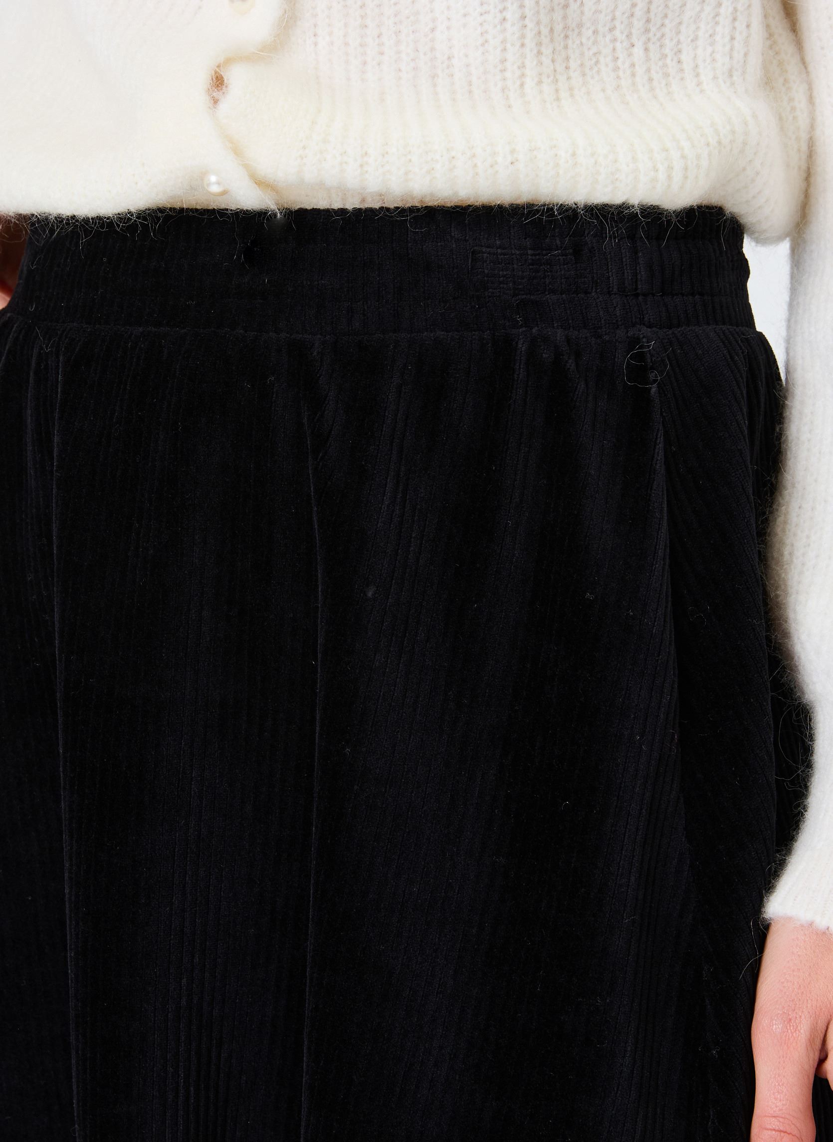 Jupes courtes NUSELMA SKIRT femme noir Nümph Jupes courtes NUSELMA SKIRT femme noir Caviar