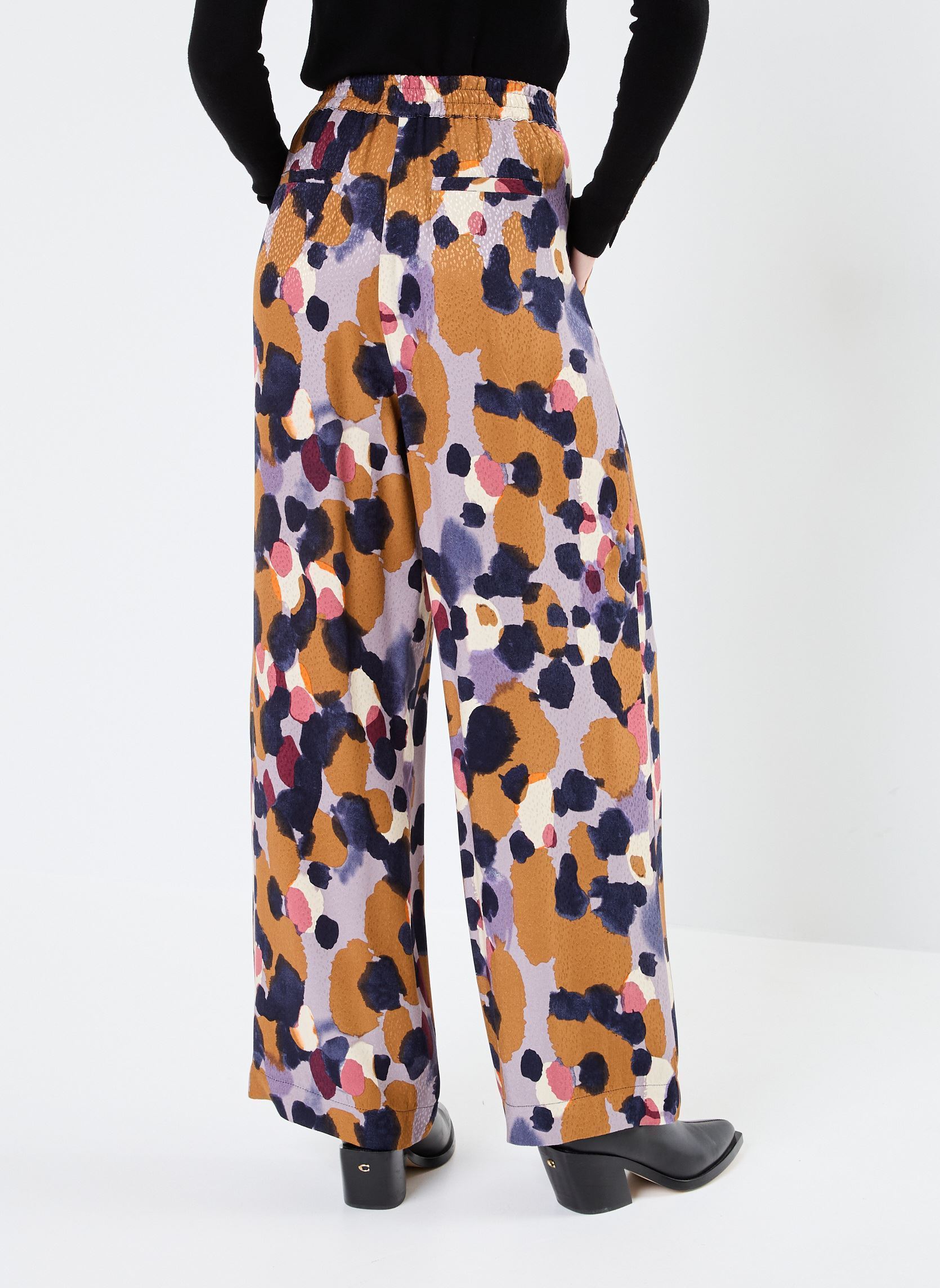 Pantaloni larghi NUGRIT PANTS donna multicolore Nümph Pantaloni larghi NUGRIT PANTS donna multicolore Dress Blues