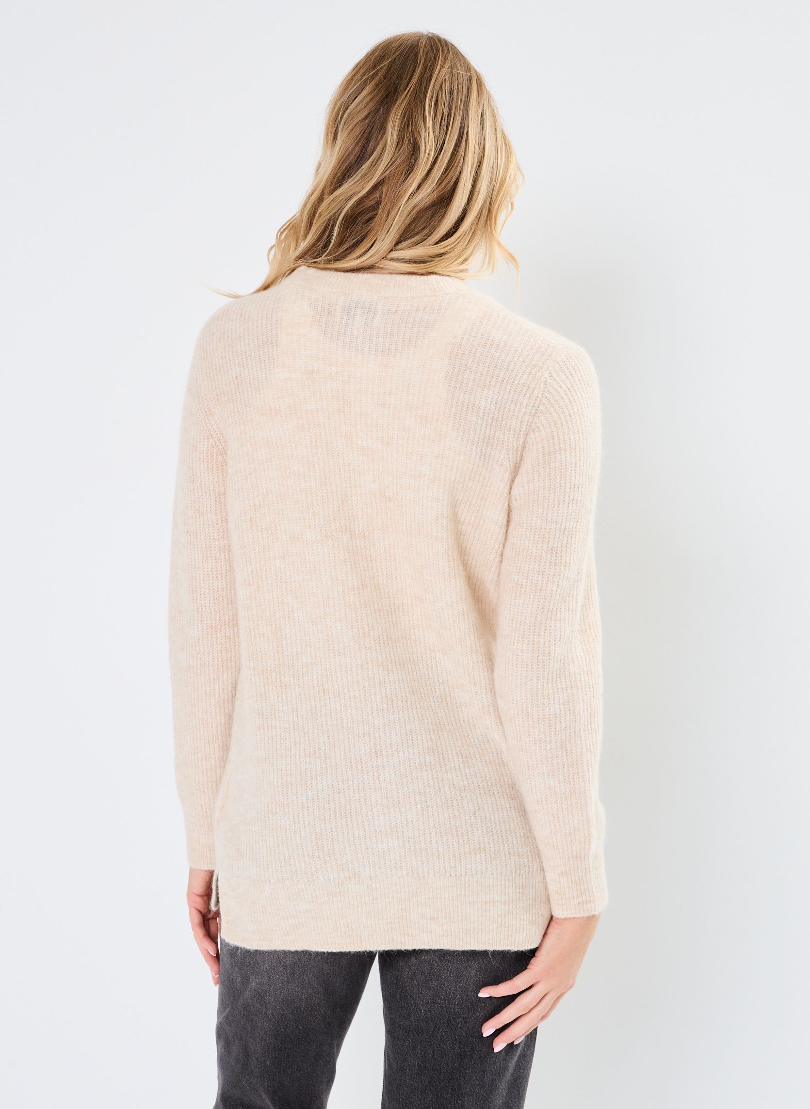 Pullover NURIETTE RIB PULLOVER damen beige Nümph Pullover NURIETTE RIB PULLOVER damen beige Sun Kiss