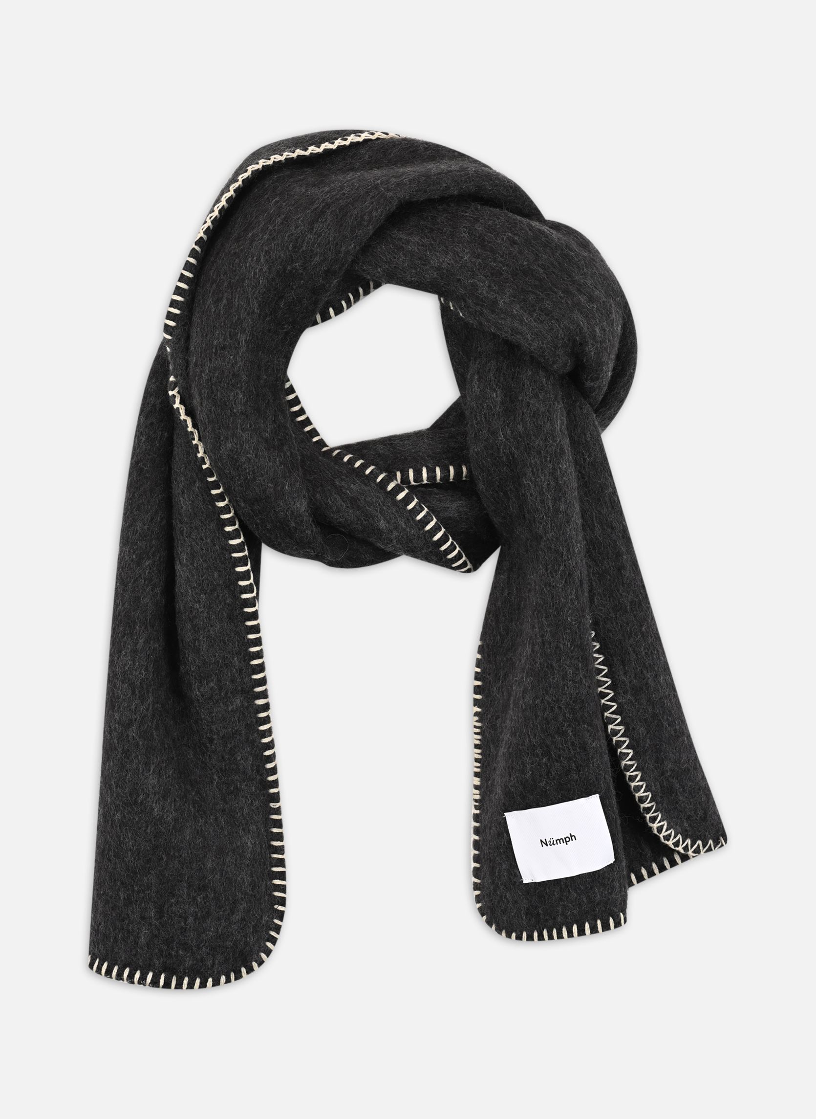 Schals NUALFIE SCARF damen grau Nümph Schals NUALFIE SCARF damen grau DARK GREY MEL