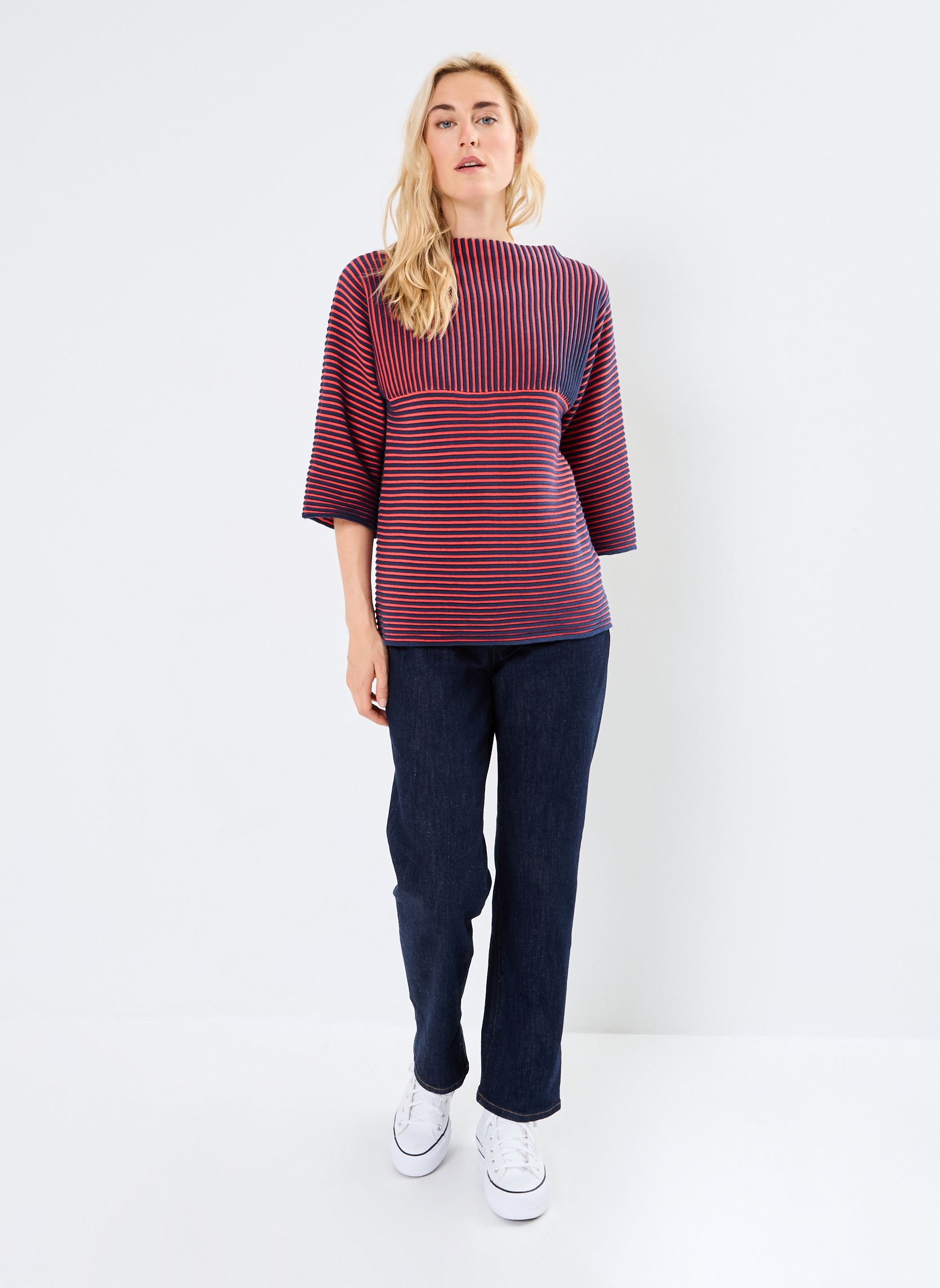 Pullover NUIRMELIN STRIPE PULLOVER damen blau Nümph Pullover NUIRMELIN STRIPE PULLOVER damen blau Dress Blues
