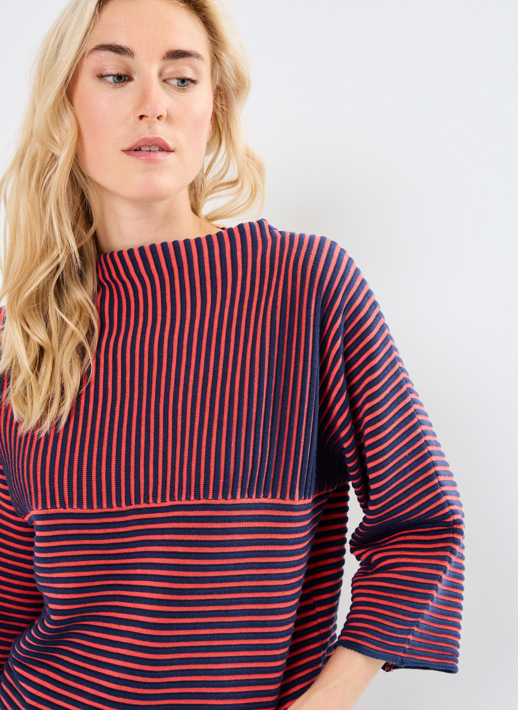Pullover NUIRMELIN STRIPE PULLOVER damen blau Nümph Pullover NUIRMELIN STRIPE PULLOVER damen blau Dress Blues