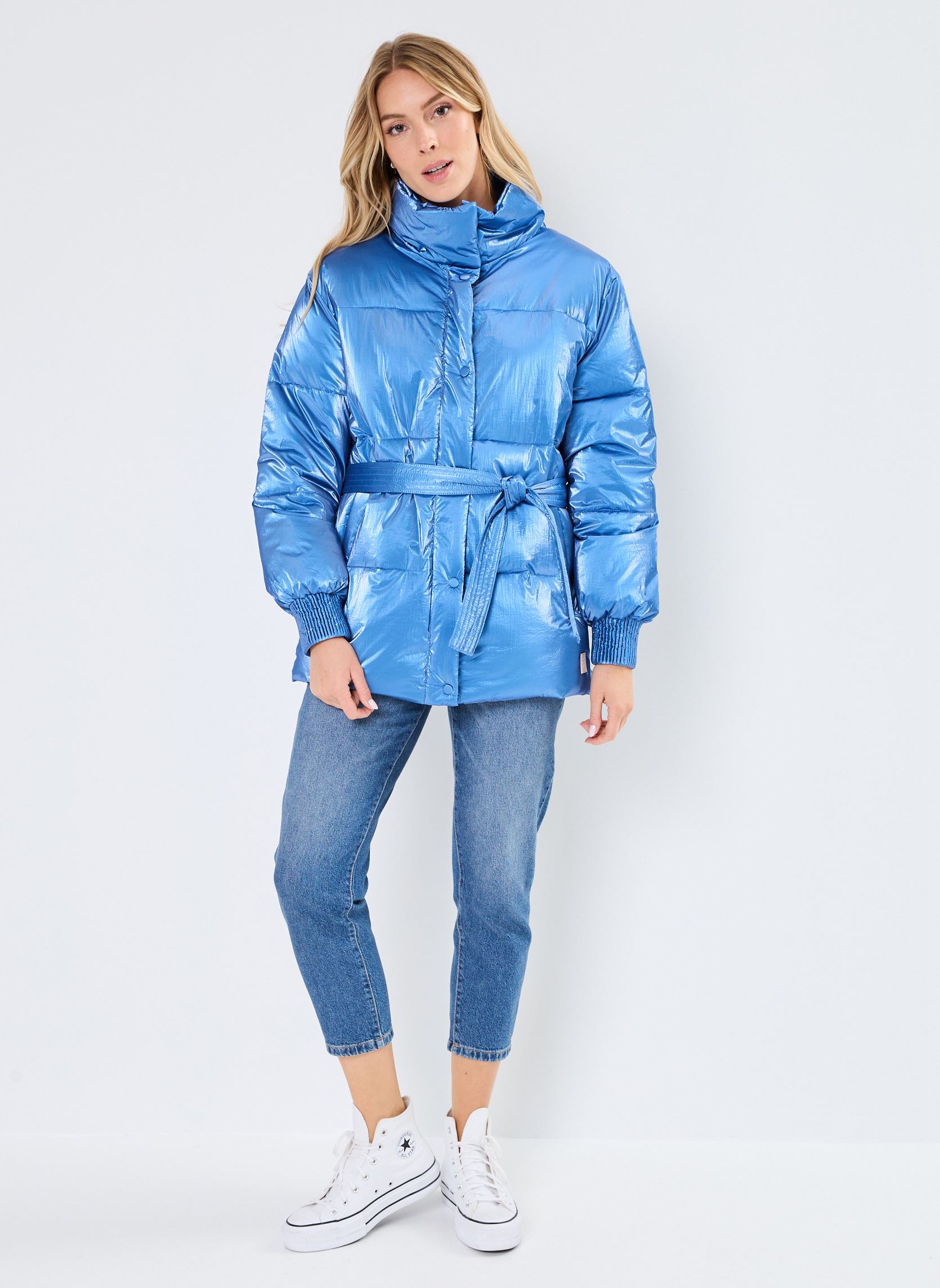 Gewatteerde jassen NUKARO JACKET dames blauw Nümph Gewatteerde jassen NUKARO JACKET dames blauw Regatta
