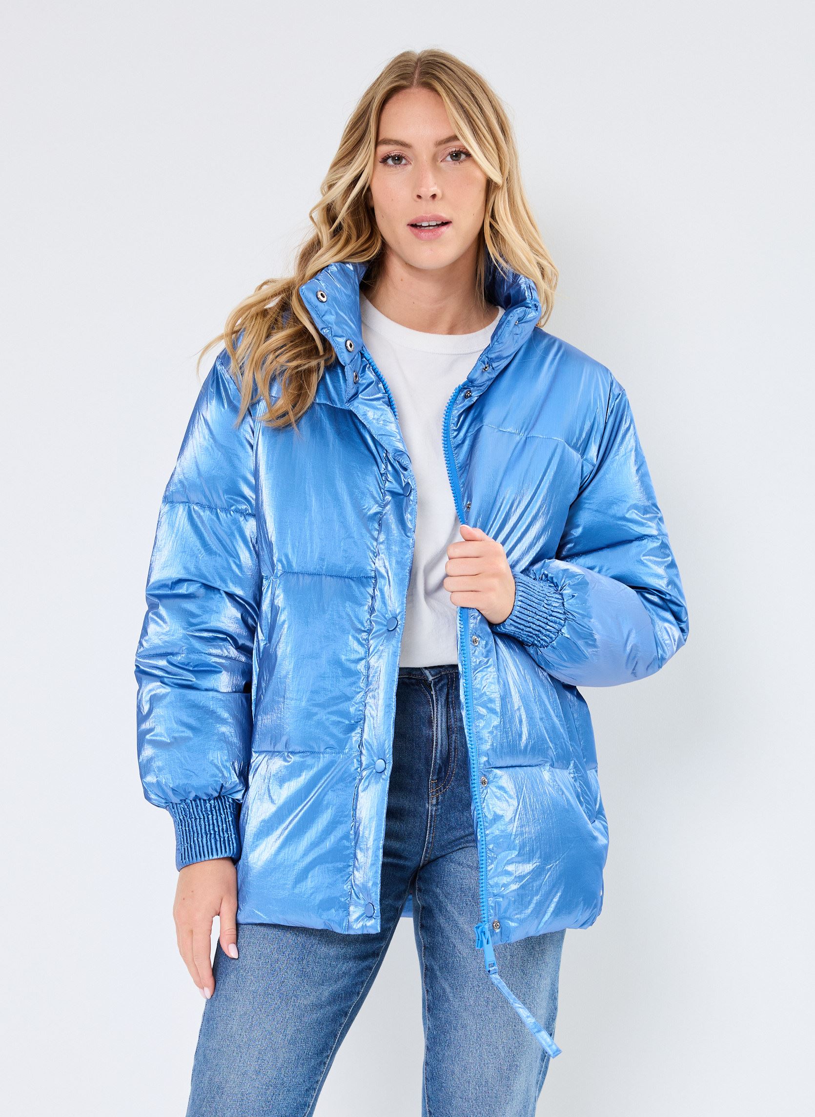 Gewatteerde jassen NUKARO JACKET dames blauw Nümph Gewatteerde jassen NUKARO JACKET dames blauw Regatta
