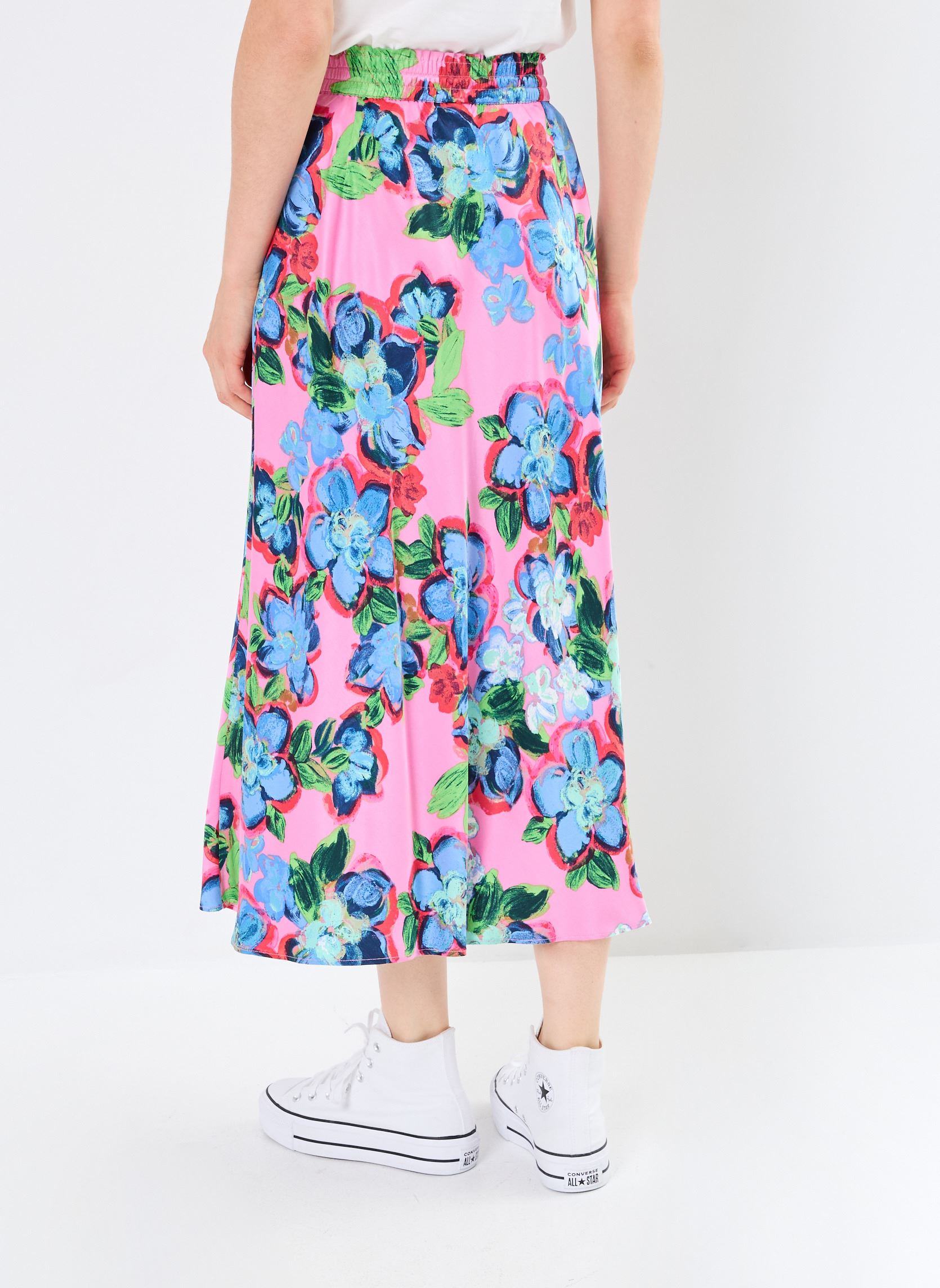 Faldas largas NUGABBY SKIRT mujer rosa Nümph Faldas largas NUGABBY SKIRT mujer rosa FUCHSIA PINK