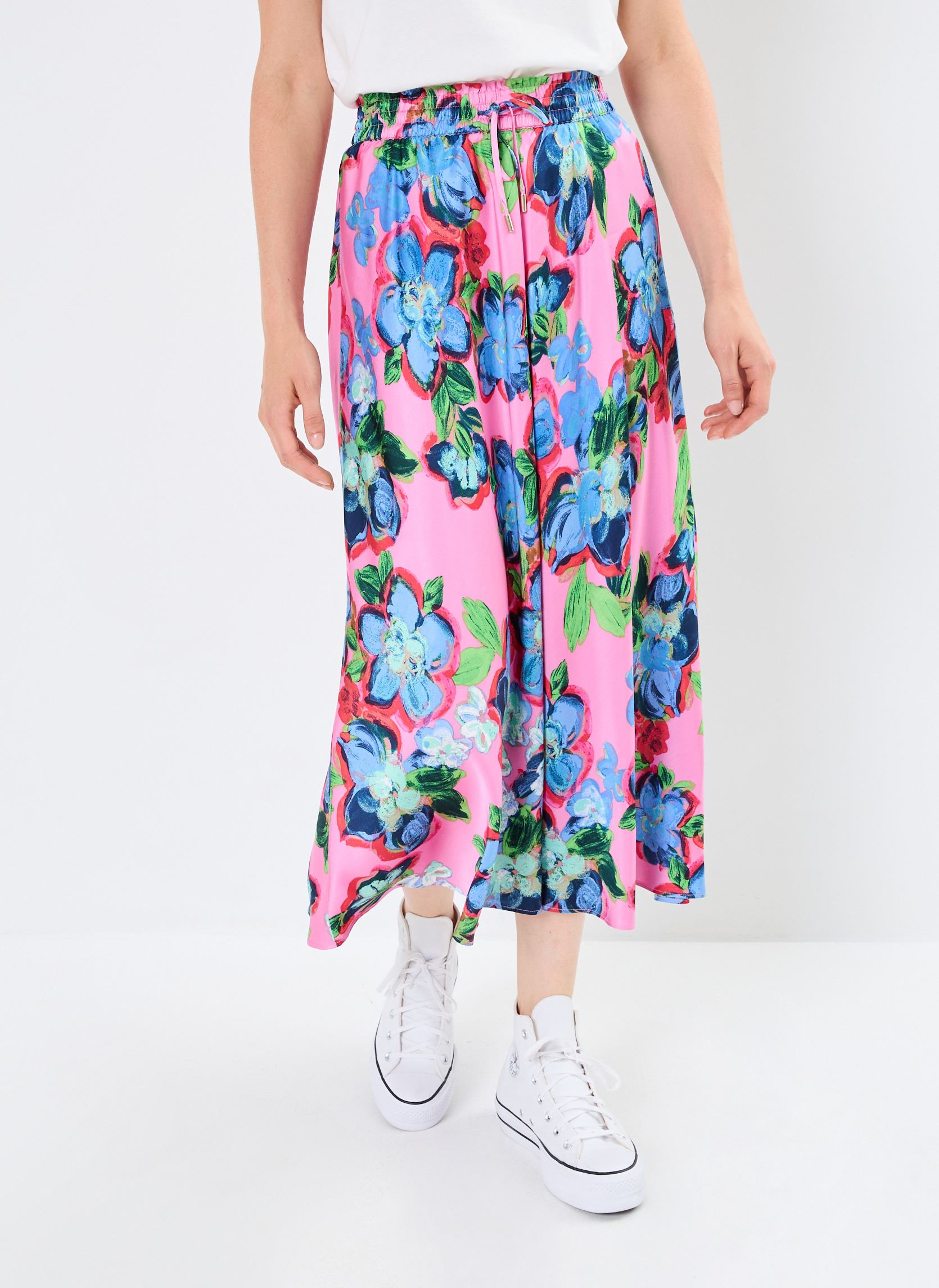 Faldas largas NUGABBY SKIRT mujer rosa Nümph Faldas largas NUGABBY SKIRT mujer rosa FUCHSIA PINK