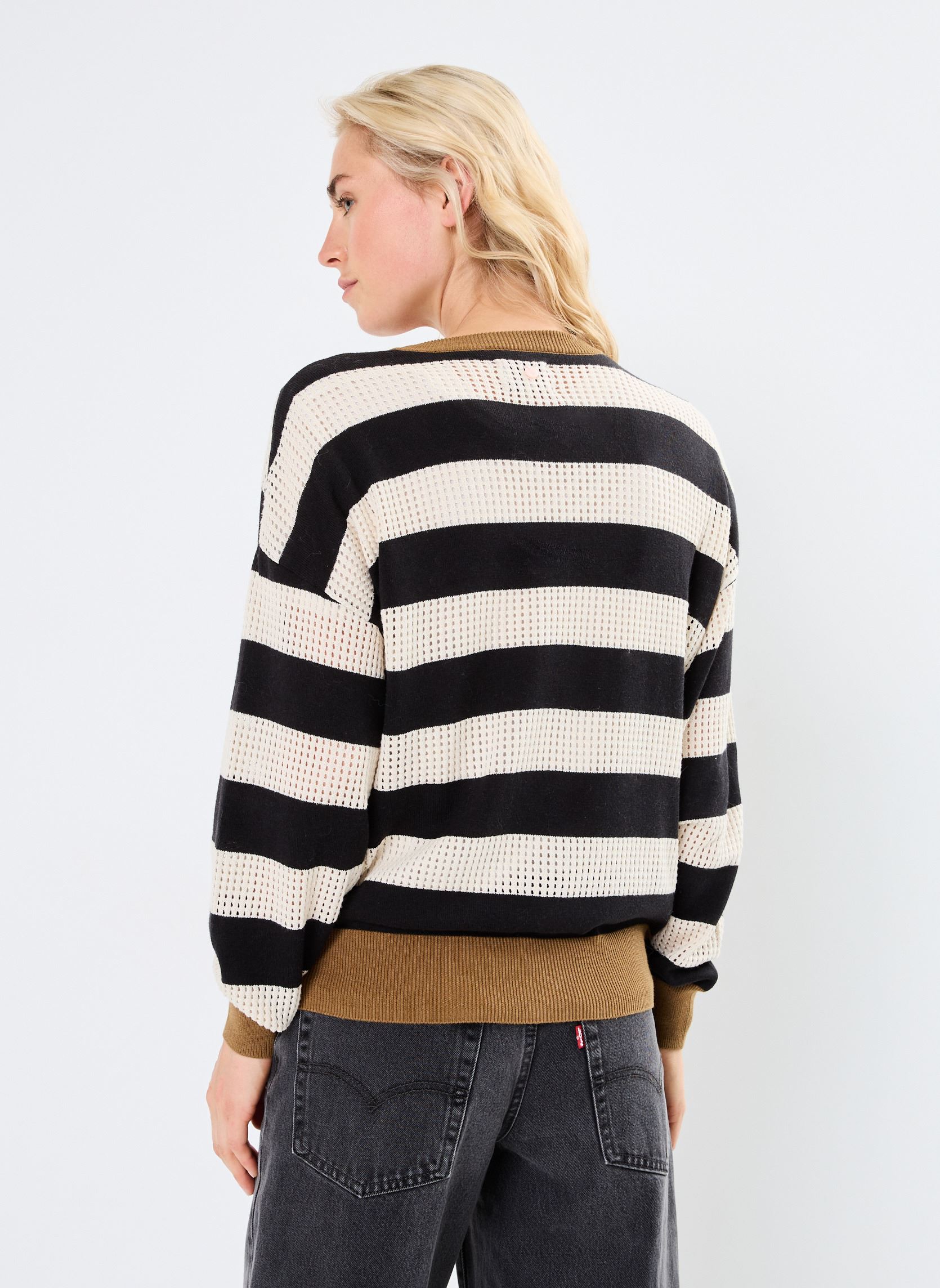 Chalecos NUDARLIS CARDIGAN mujer negro Nümph Chalecos NUDARLIS CARDIGAN mujer negro CAVIAR