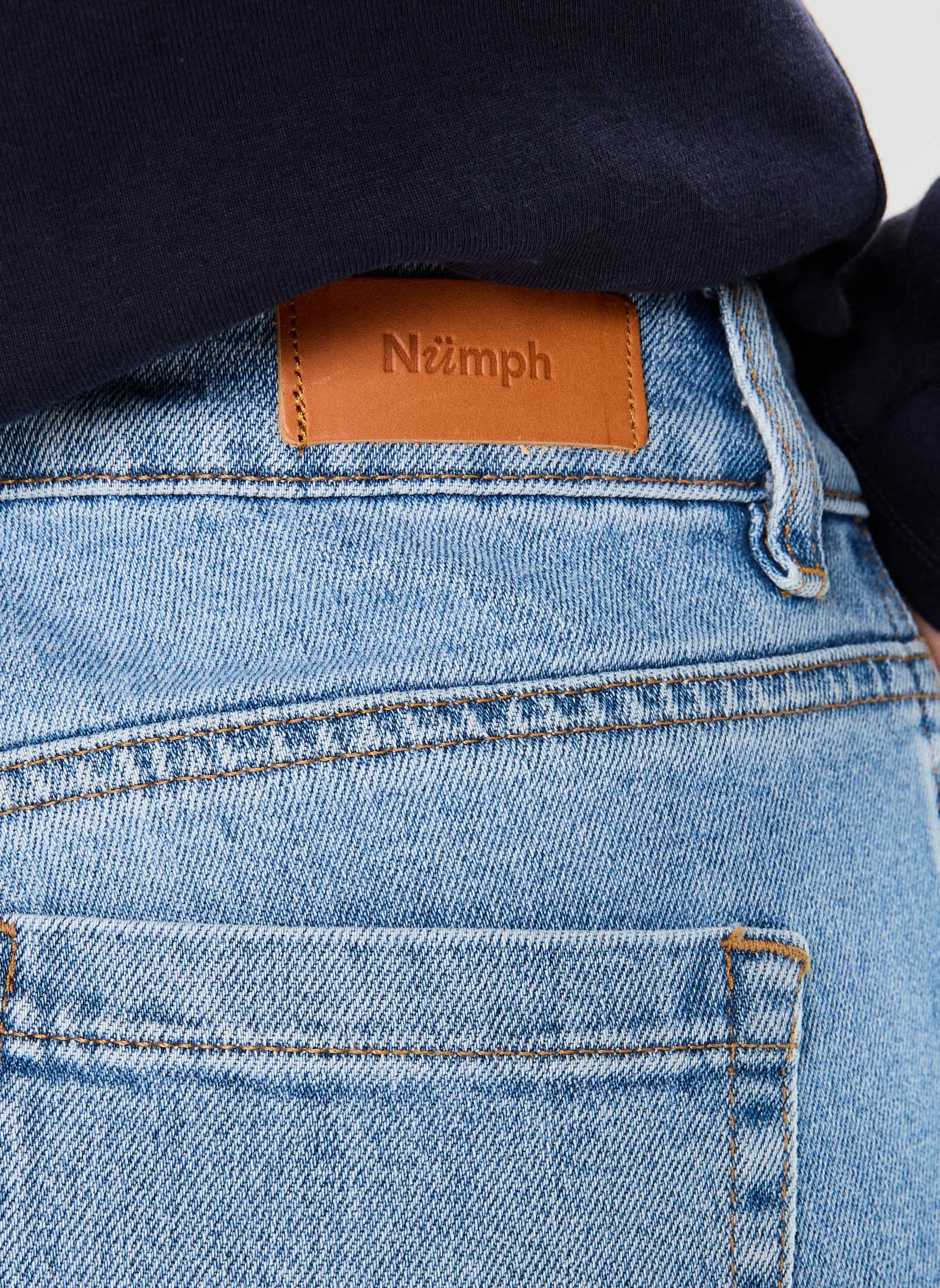 Jeans droit NUTORONTO JEANS femme bleu Nümph Jeans droit NUTORONTO JEANS femme bleu Medium Blue Denim
