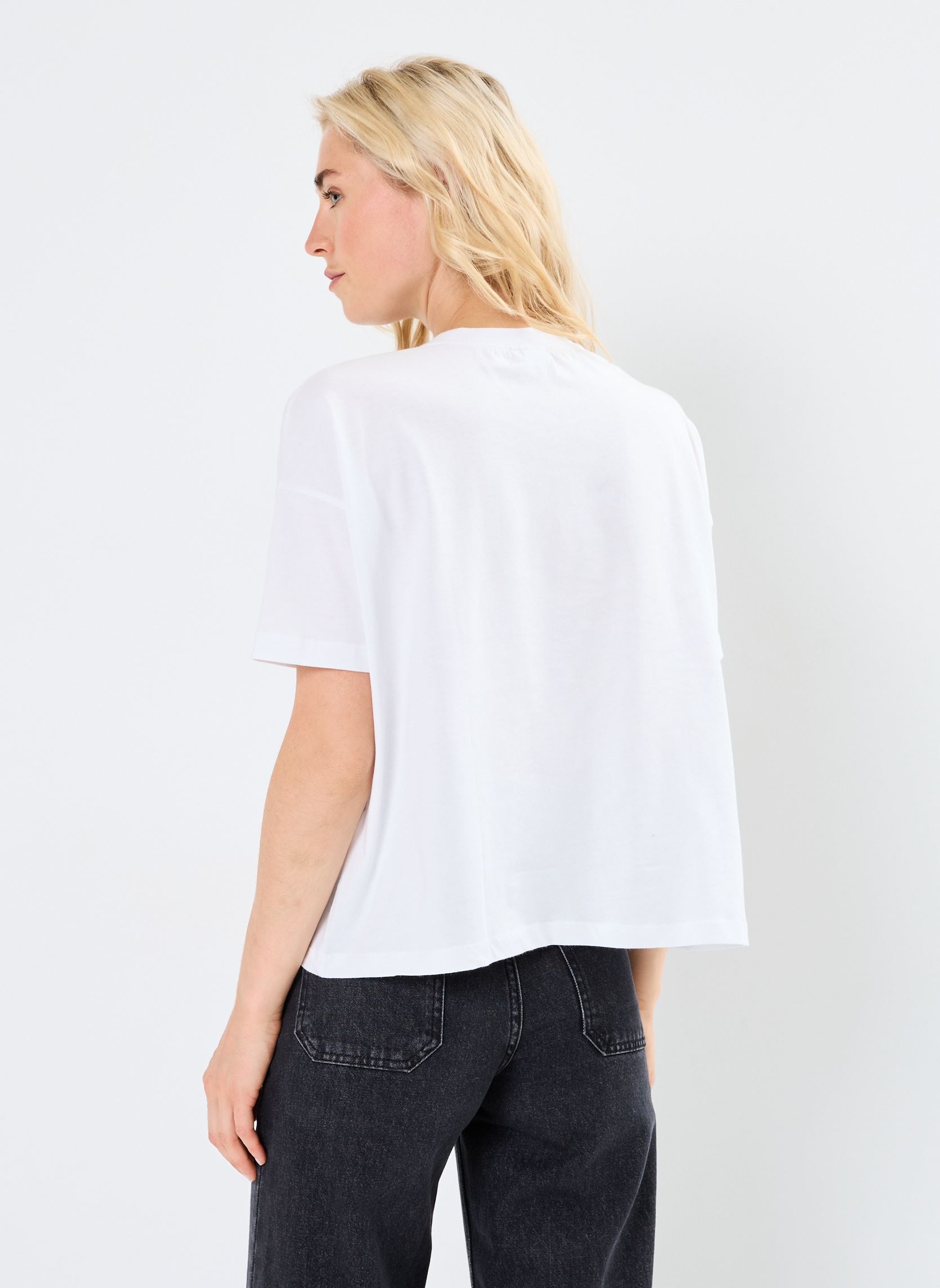 T-shirt a maniche corte NUART T-SHIRT donna bianco Nümph T-shirt a maniche corte NUART T-SHIRT donna bianco Bright white