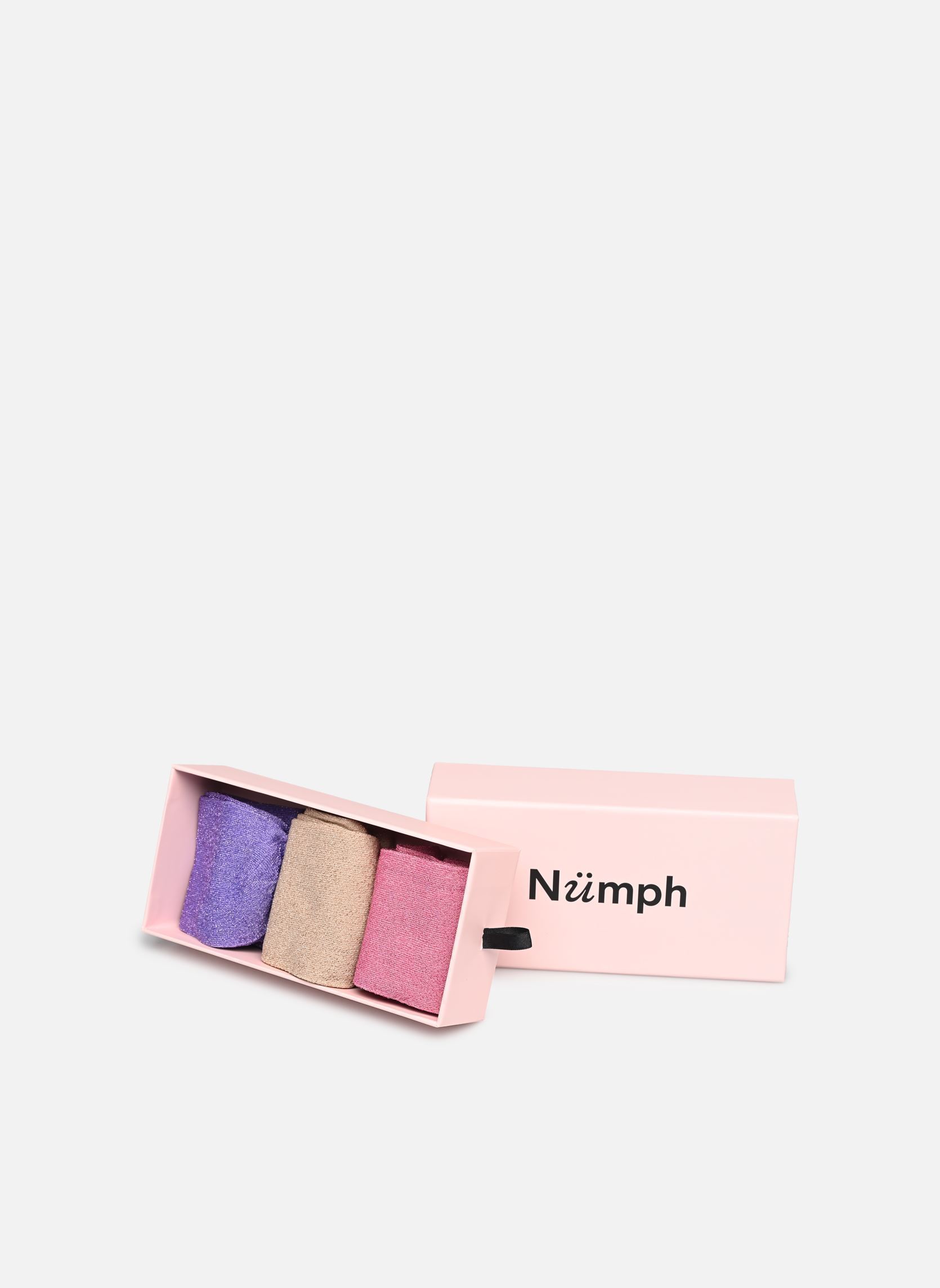 Sokken NUKINGCITY GLITTER SOCKS dames meerkleurig Nümph Sokken NUKINGCITY GLITTER SOCKS dames meerkleurig Multi-violet
