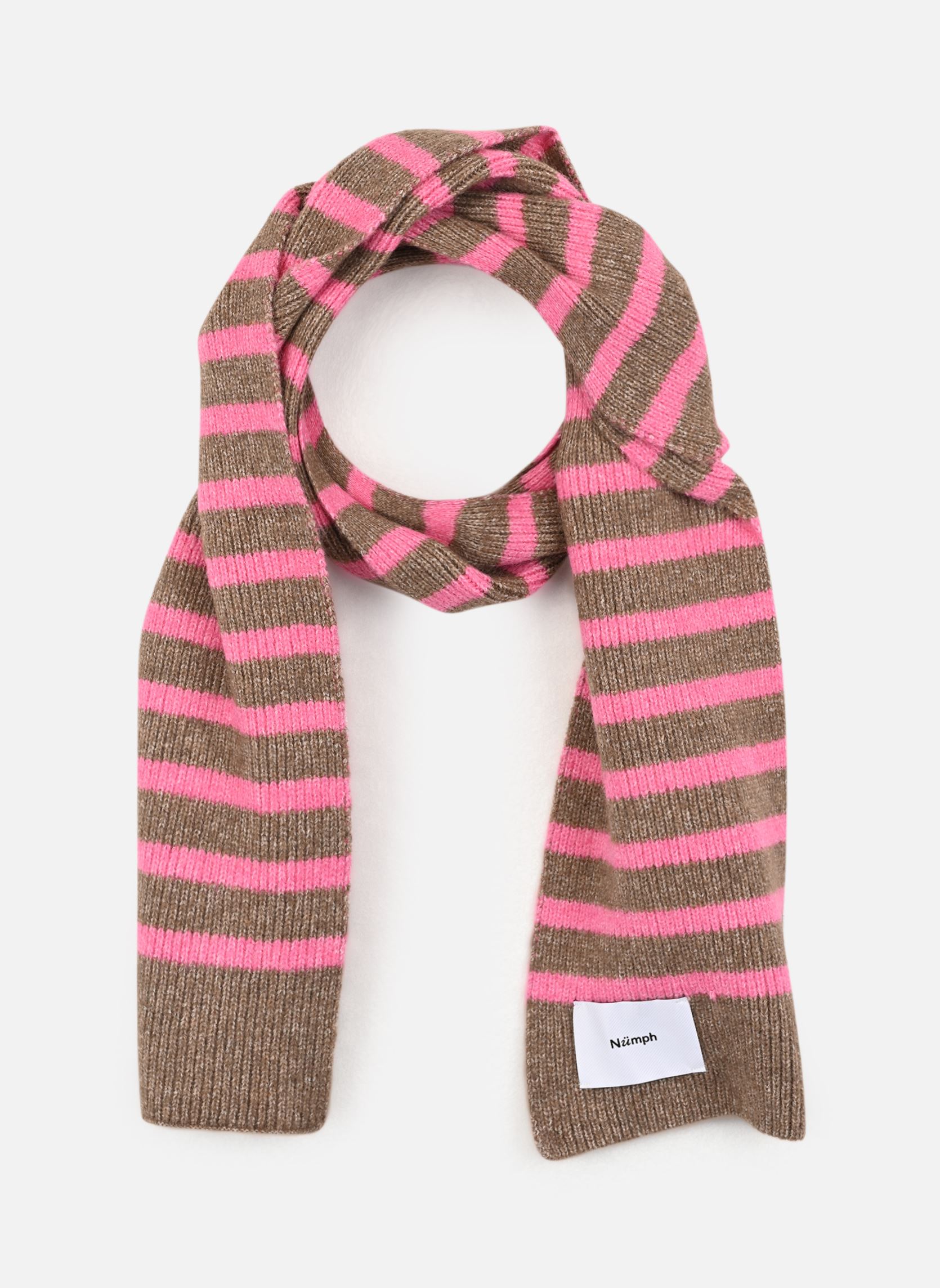 Echarpes NUDARIA SCARF femme marron Nümph Echarpes NUDARIA SCARF femme marron Sesame