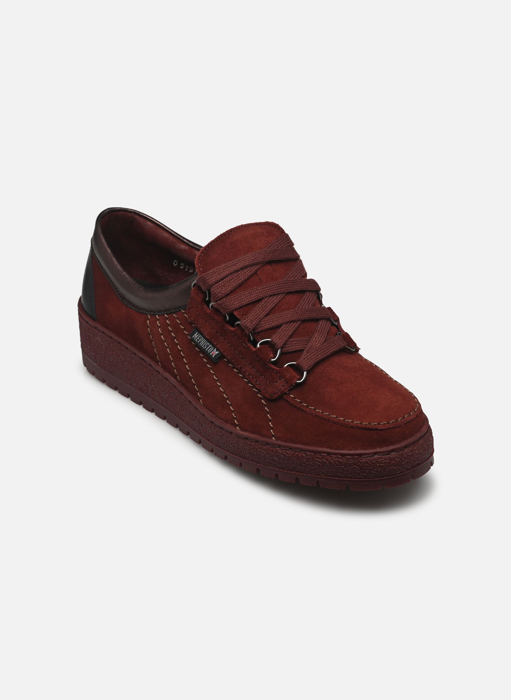 Niedrige Sneaker Lady damen bordeaux Mephisto Niedrige Sneaker Lady damen bordeaux CORDOVAN