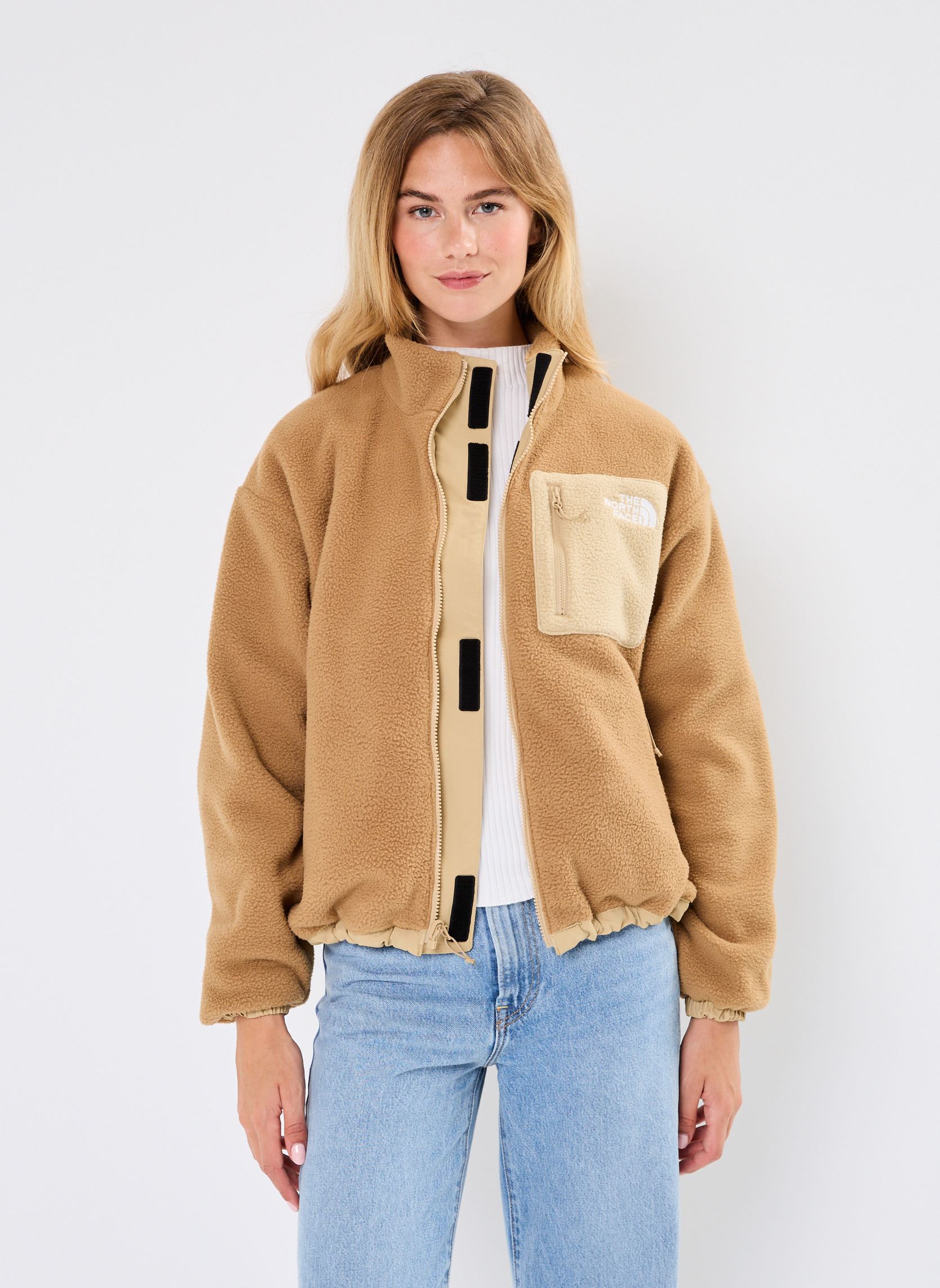 Fleece-Jacken Yumiori Reversible Jacket damen braun The North Face Fleece-Jacken Yumiori Reversible Jacket damen braun KHAKI STONE/UTILITY BROWN