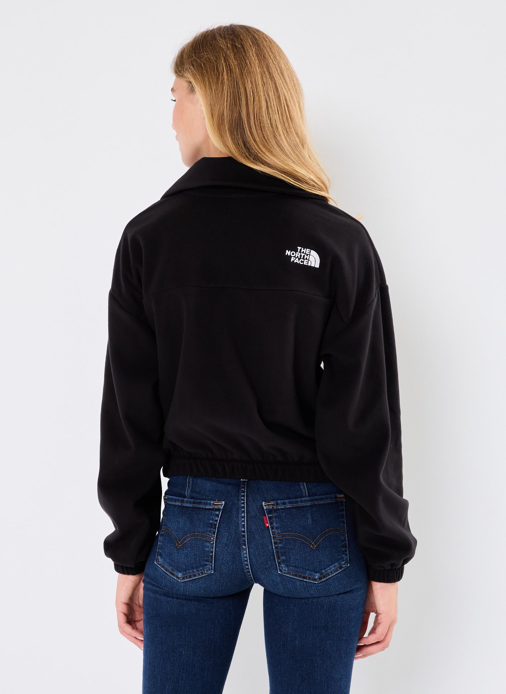 Vestes polaires W 100 Glacier Half Zip femme noir The North Face Vestes polaires W 100 Glacier Half Zip femme noir TNF Black