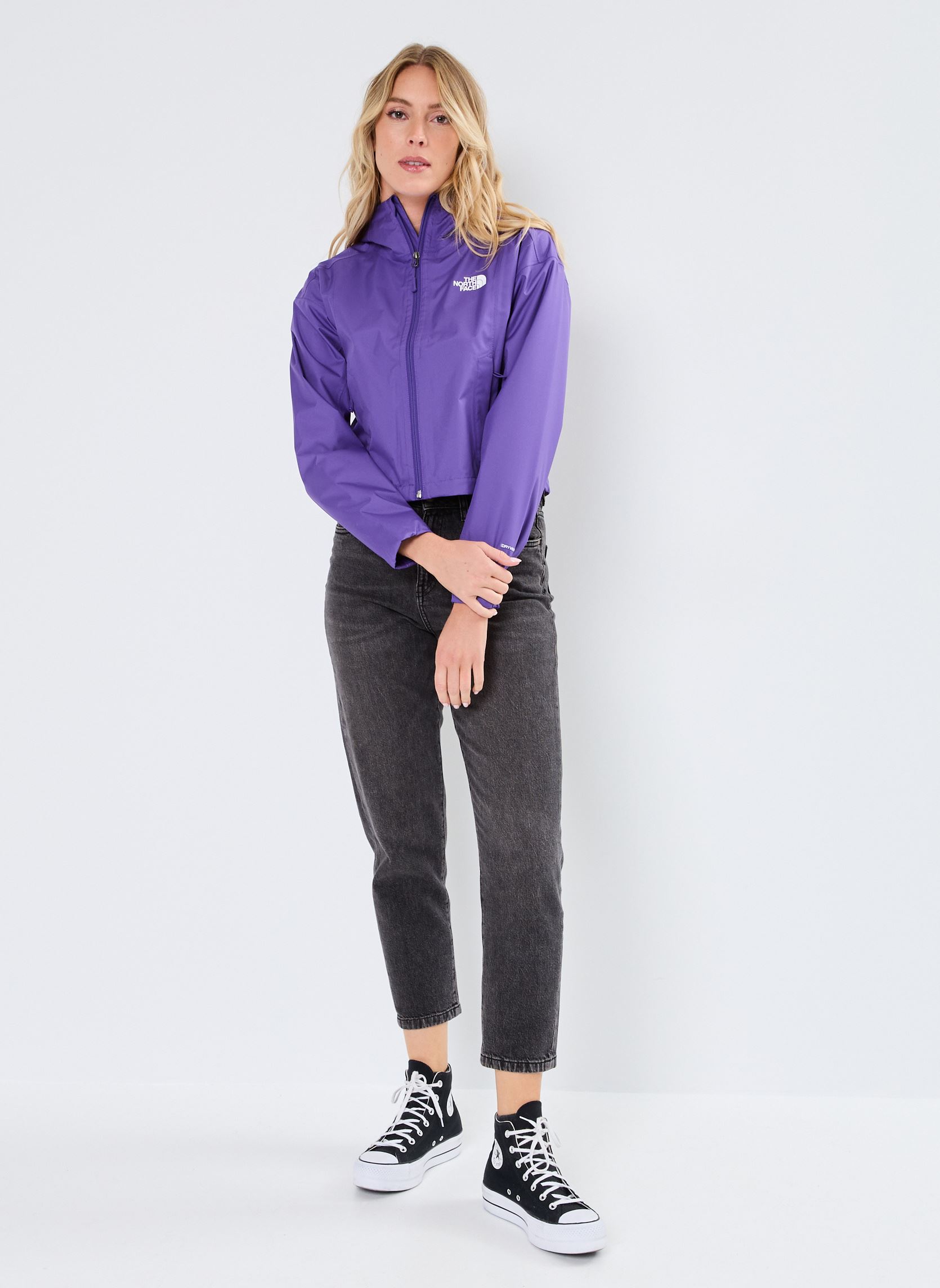 Cappotti W Cropped Quest jacket donna viola The North Face Cappotti W Cropped Quest jacket donna viola PEAK PURPLE