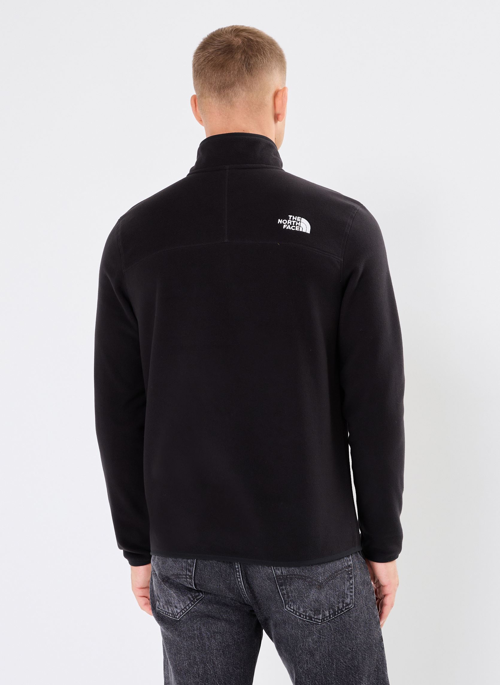 Pile M 100 Glacier 1/4 Zip - Glacier uomo nero The North Face Pile M 100 Glacier 1/4 Zip - Glacier uomo nero TNF BLACK