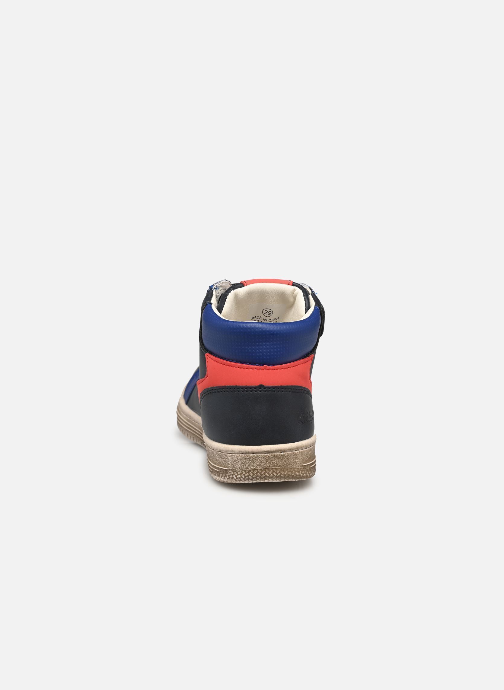 Baskets hautes Lolastic garçon bleu Kickers Baskets hautes Lolastic garçon bleu BLEU ROUGE MARINE