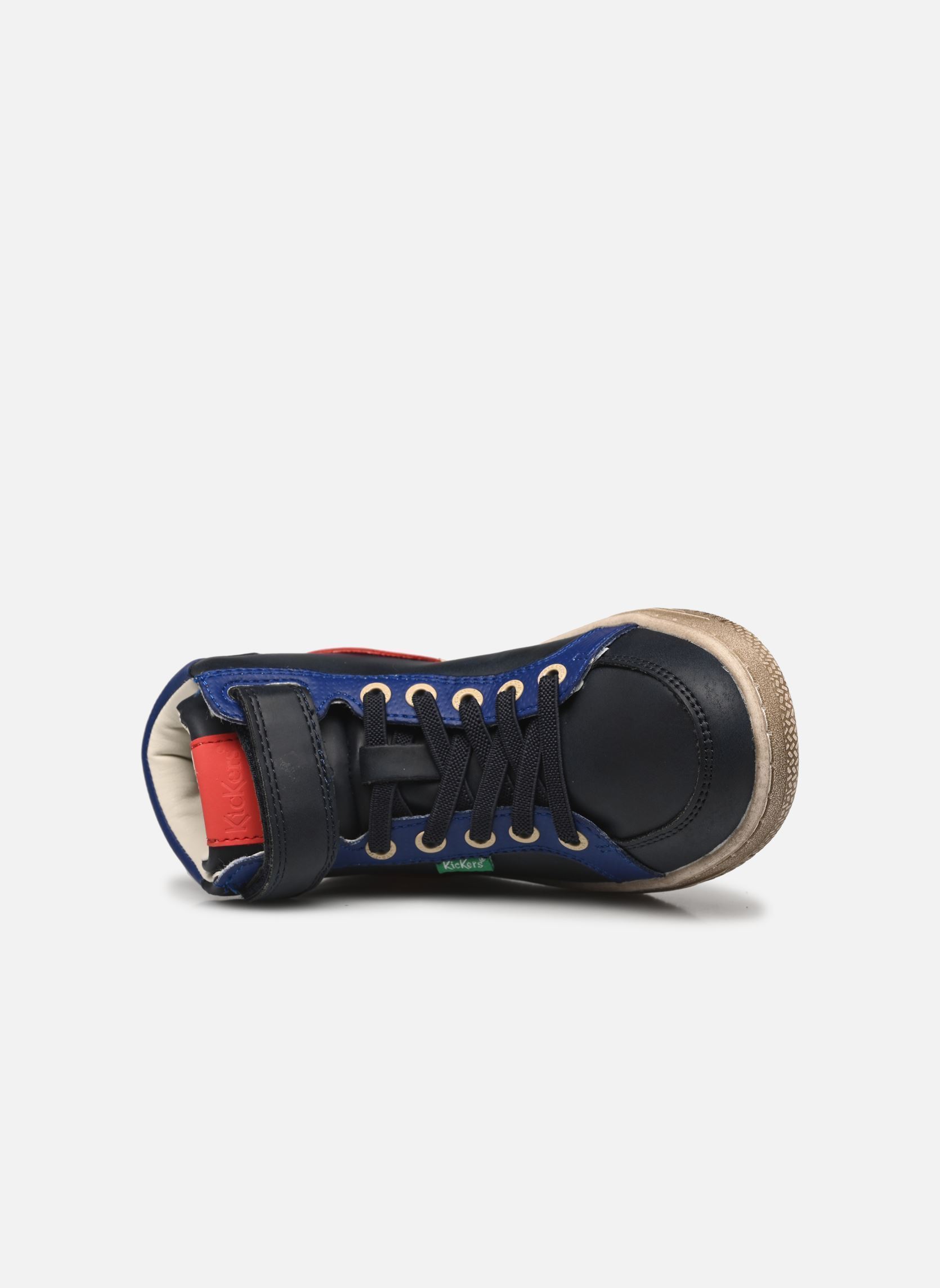 Baskets hautes Lolastic garçon bleu Kickers Baskets hautes Lolastic garçon bleu BLEU ROUGE MARINE