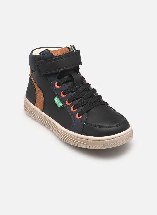 Kickers Baskets hautes Lolastic garçon noir