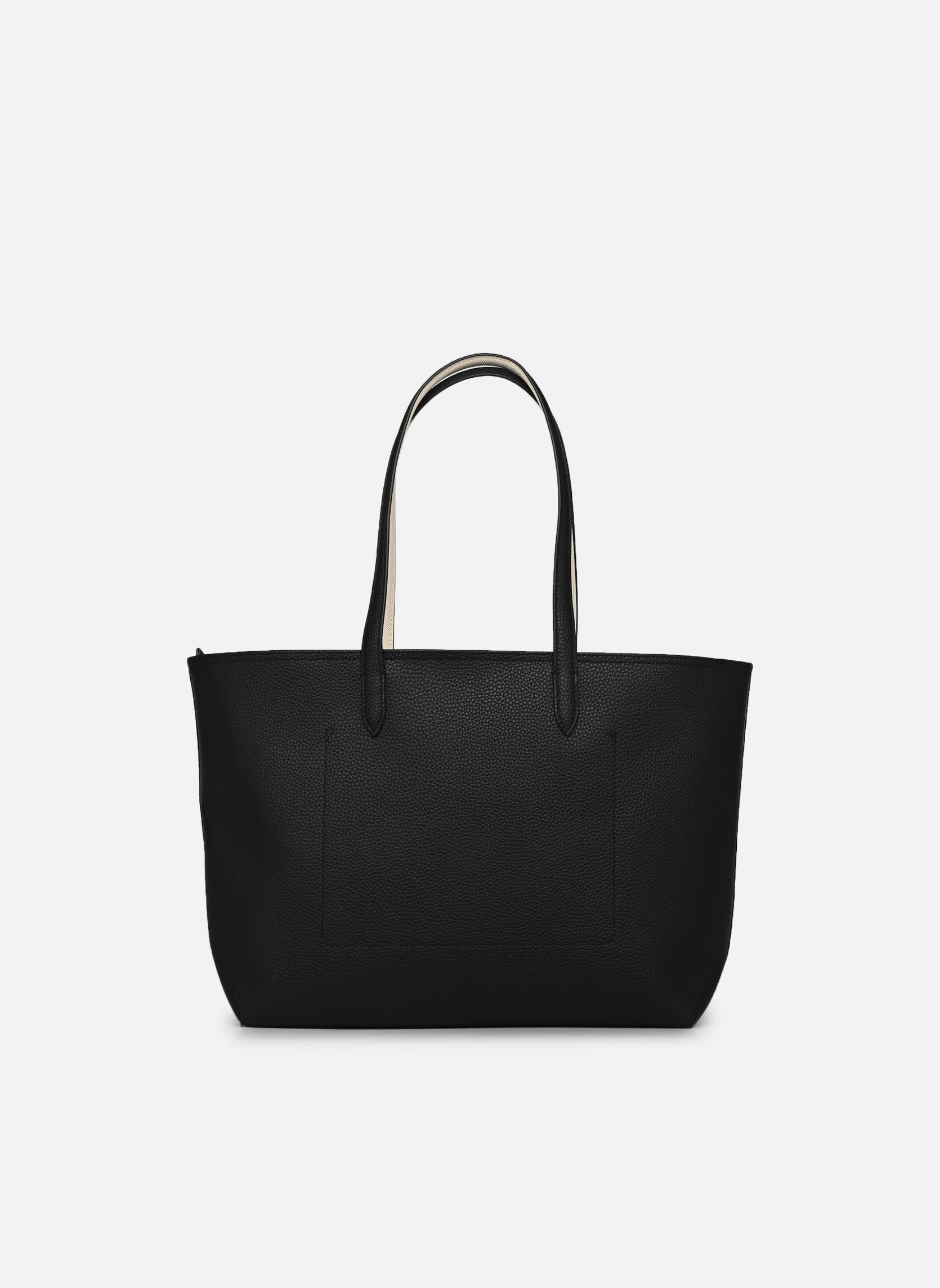 Cabas Anna Zipped Shopping Bag femme noir Lacoste Cabas Anna Zipped Shopping Bag femme noir NOIR FARINE