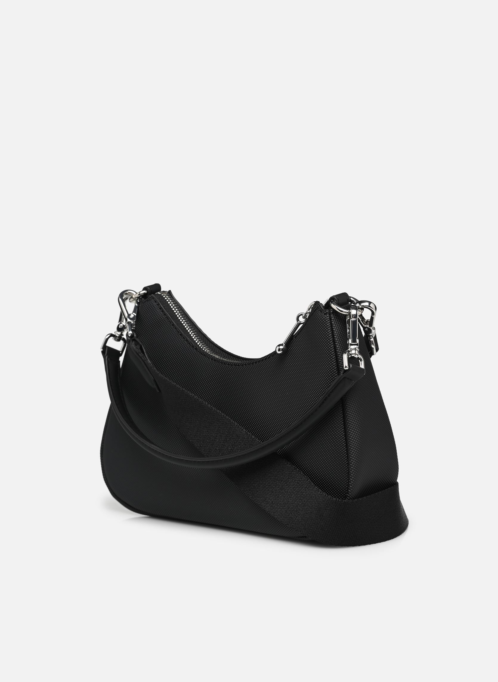 Sacs Daily City S Hobo Bag femme noir Lacoste Sacs Daily City S Hobo Bag femme noir NOIR