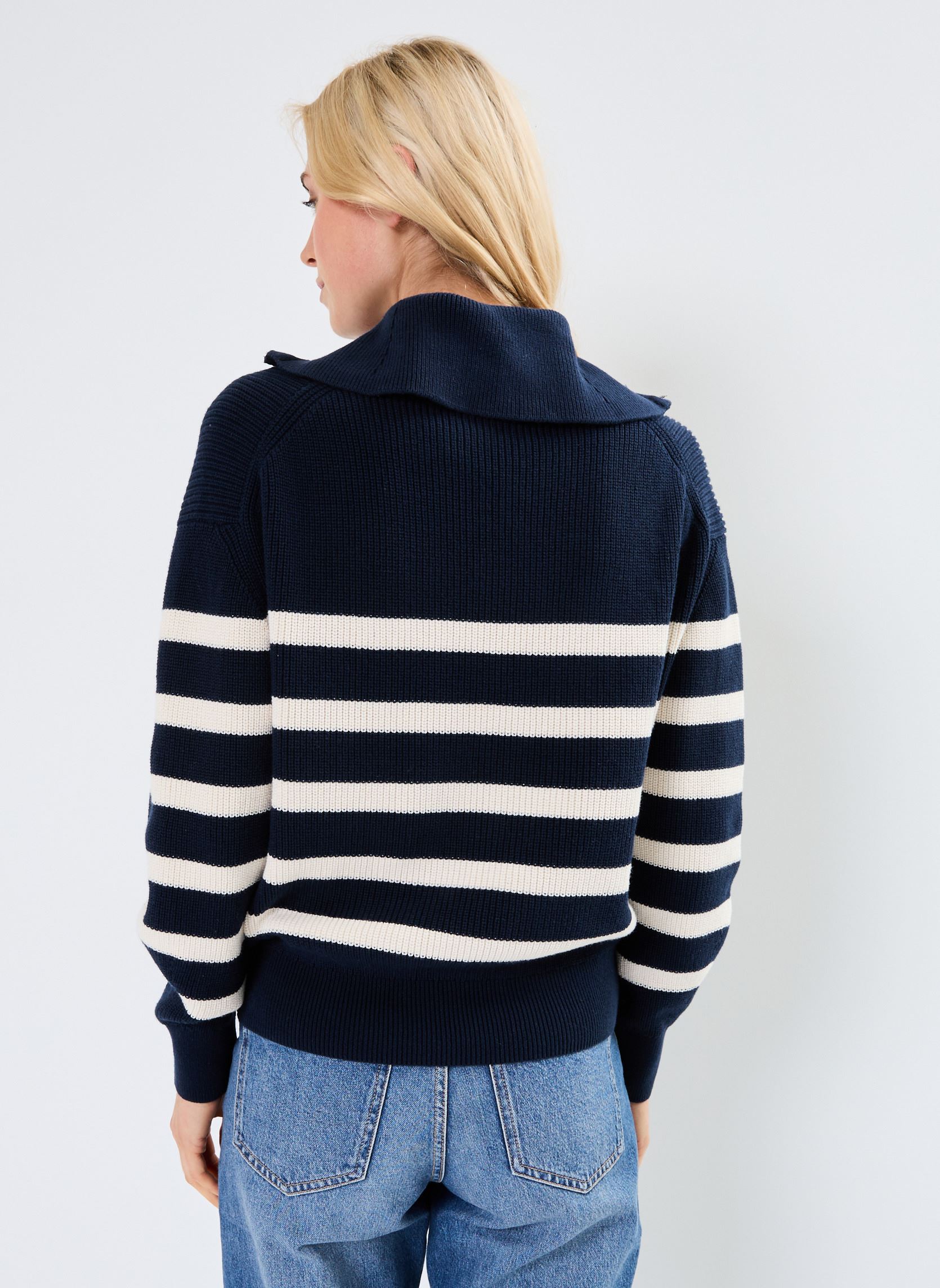 Pullover Co Cardi Stitch 1/2 WW0WW42141 damen blau Tommy Hilfiger Pullover Co Cardi Stitch 1/2 WW0WW42141 damen blau BLUE