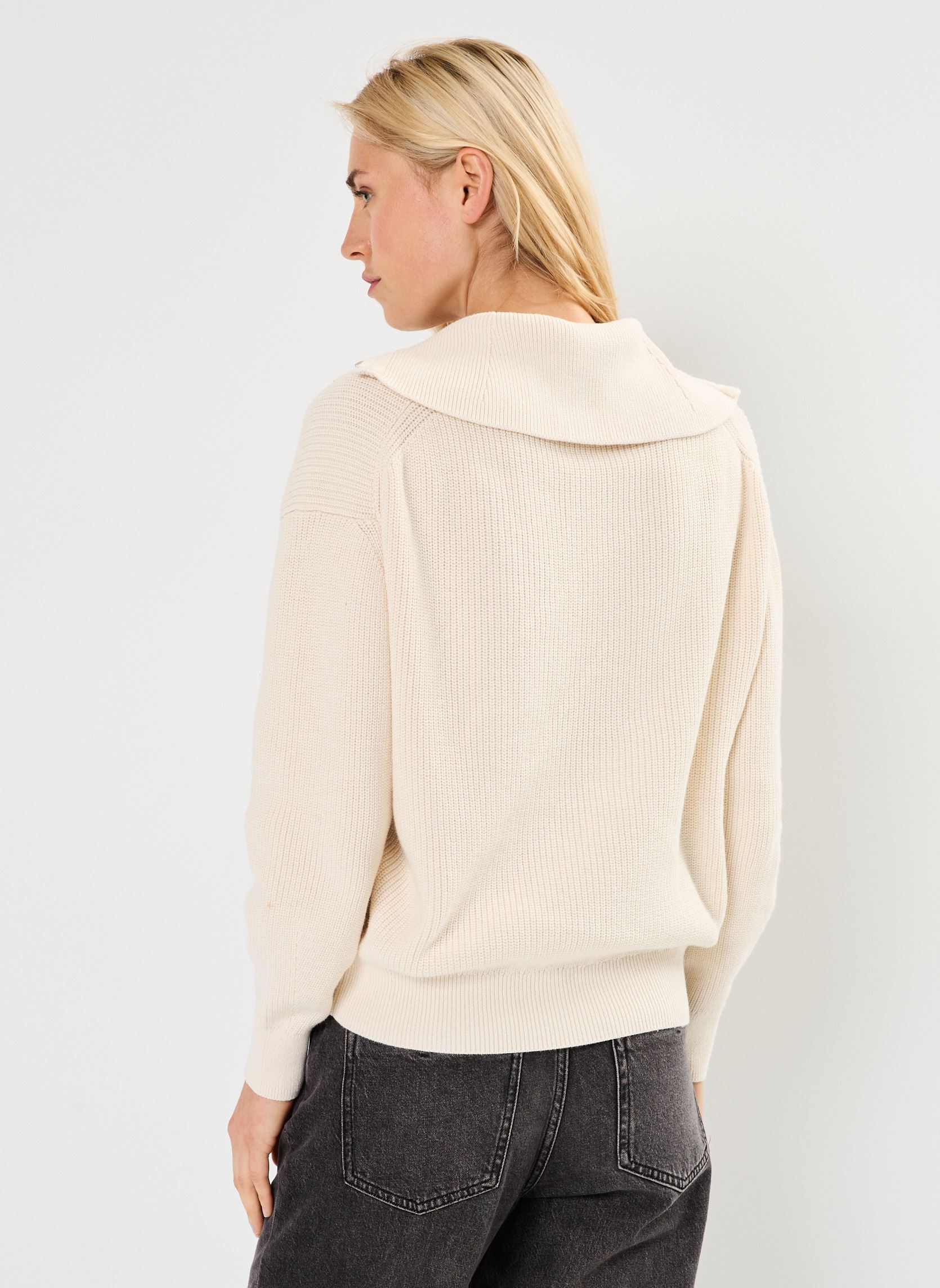 Pullover Co Cardi Stitch 1/2 WW0WW42141 damen weiß Tommy Hilfiger Pullover Co Cardi Stitch 1/2 WW0WW42141 damen weiß YELLOW