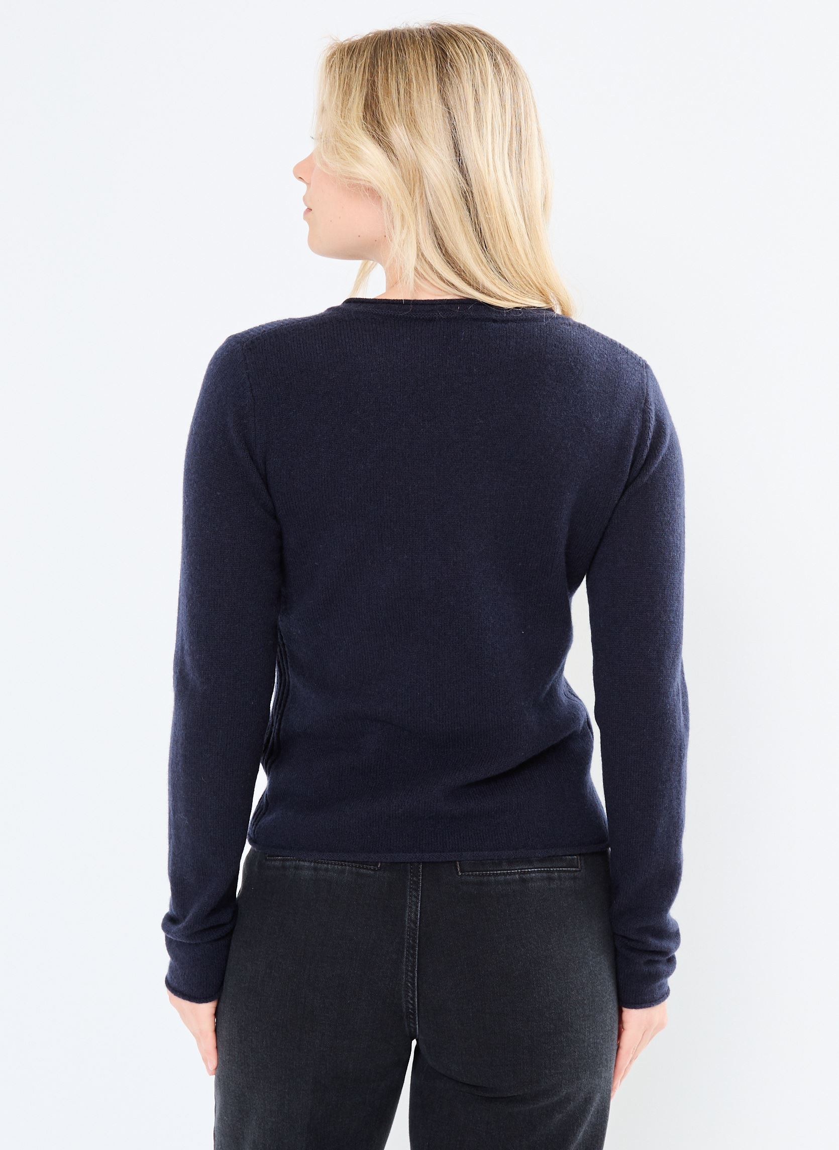 Pulls Soft Wool V-Nk Sweat WW0WW43505 femme bleu Tommy Hilfiger Pulls Soft Wool V-Nk Sweat WW0WW43505 femme bleu BLUE