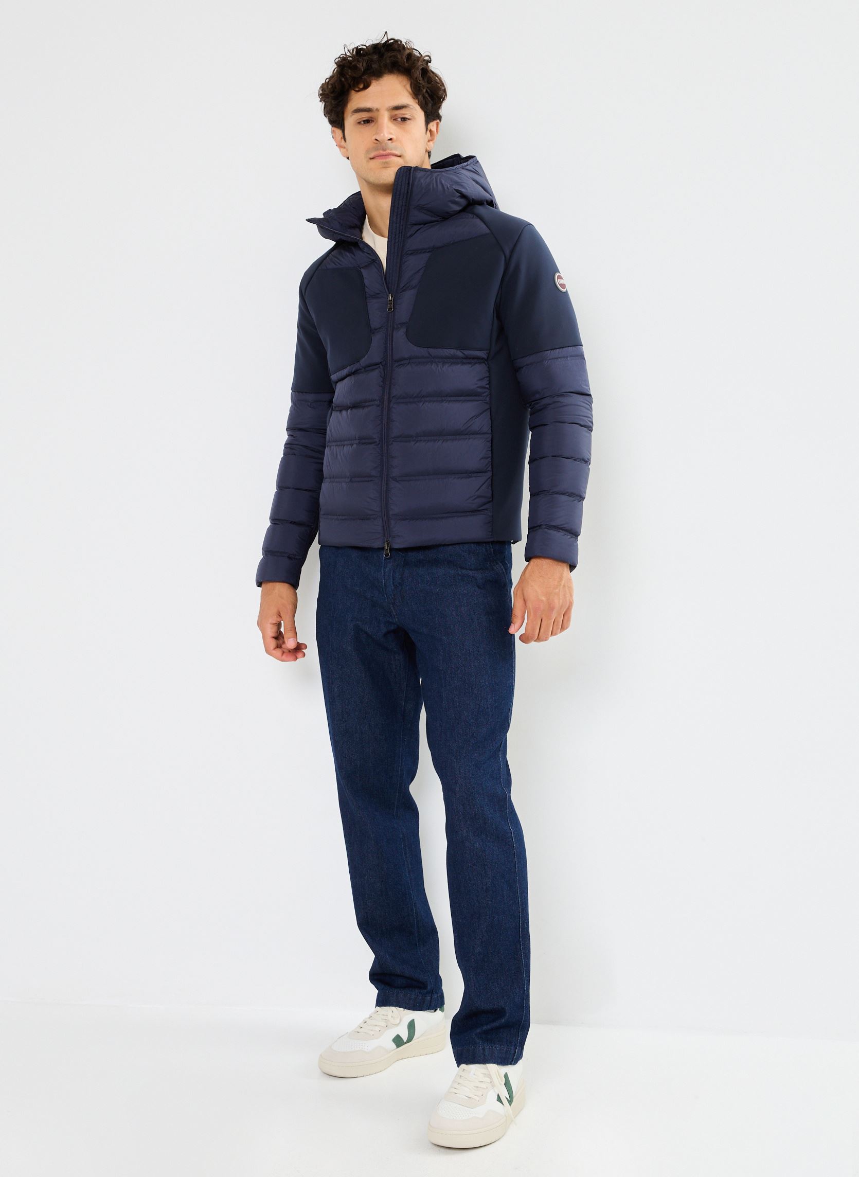 Piumini 1WQ Mens Down Jacket uomo blu Colmar Piumini 1WQ Mens Down Jacket uomo blu Navy Blue