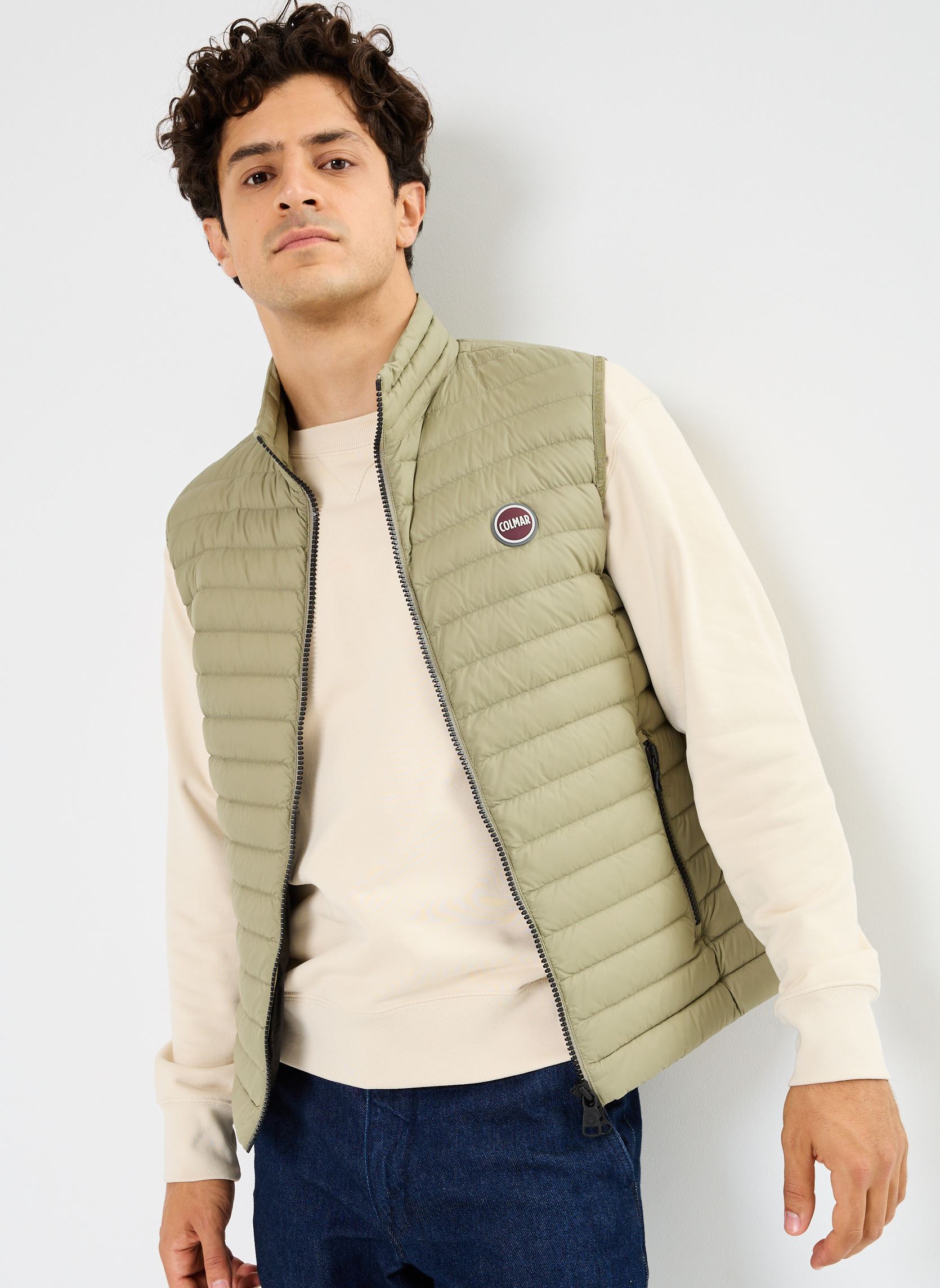 Doudounes sans manches 8VX Mens Down Vest homme vert Colmar Doudounes sans manches 8VX Mens Down Vest homme vert Muddy