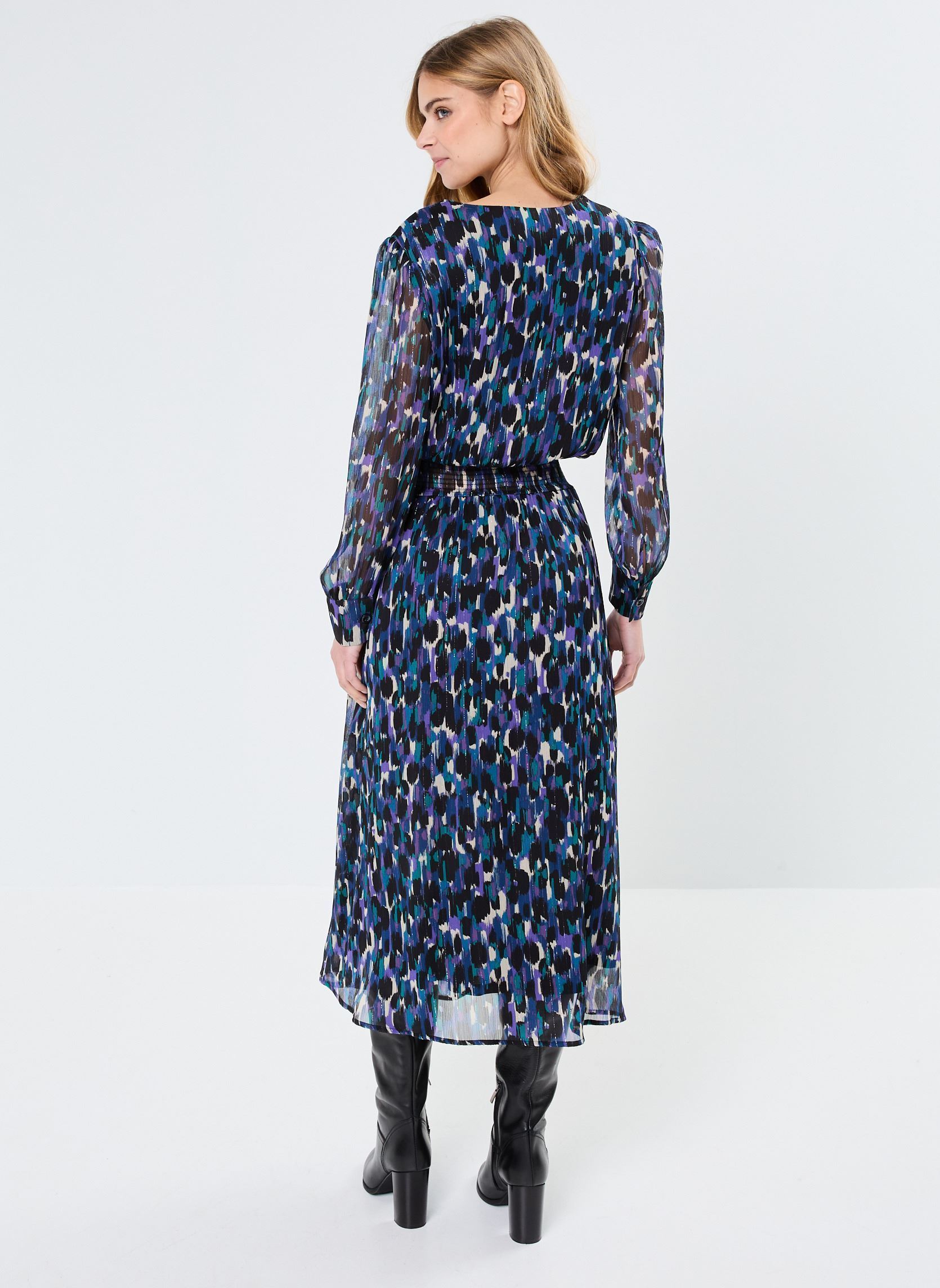Robes longues RUDDY femme bleu Georgia Rose Robes longues RUDDY femme bleu BLEU FONCE