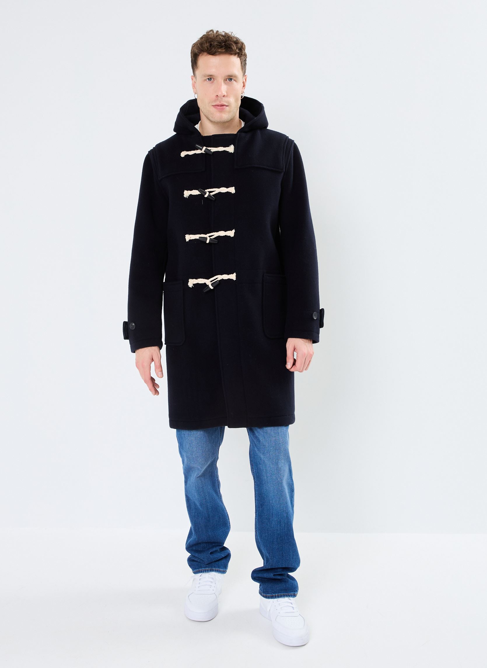Duffle-coats GDUFFLE homme bleu Marvin&Co Duffle-coats GDUFFLE homme bleu MARINE