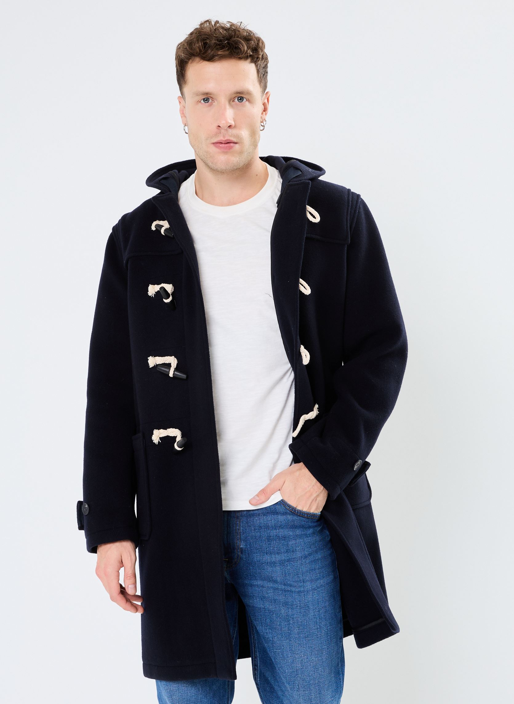 Duffle-coats GDUFFLE homme bleu Marvin&Co Duffle-coats GDUFFLE homme bleu MARINE