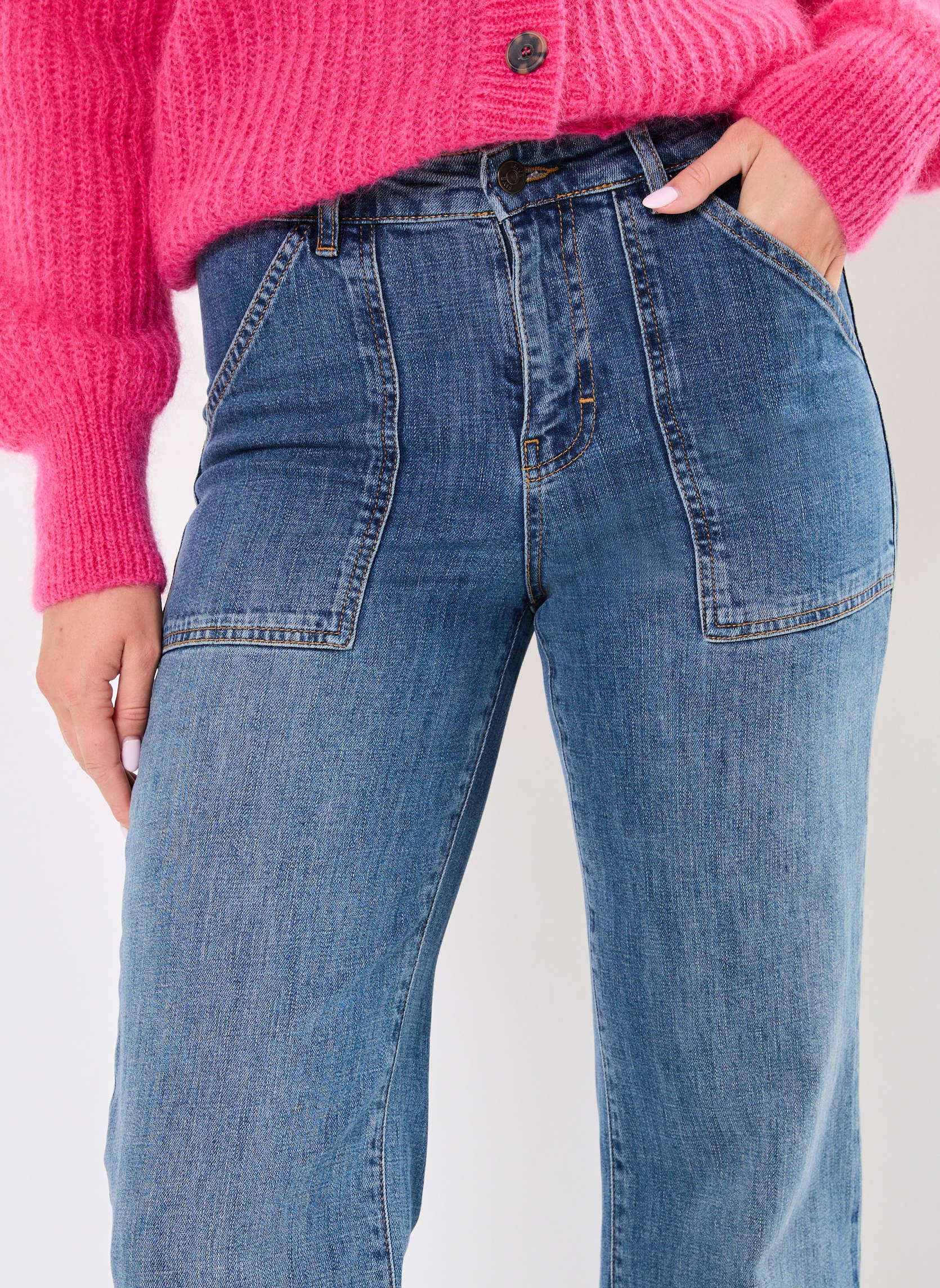 Vaqueros de corte recto 29641 ETHAN JEANS mujer azul Five Jeans Vaqueros de corte recto 29641 ETHAN JEANS mujer azul MEDIUM BLUE