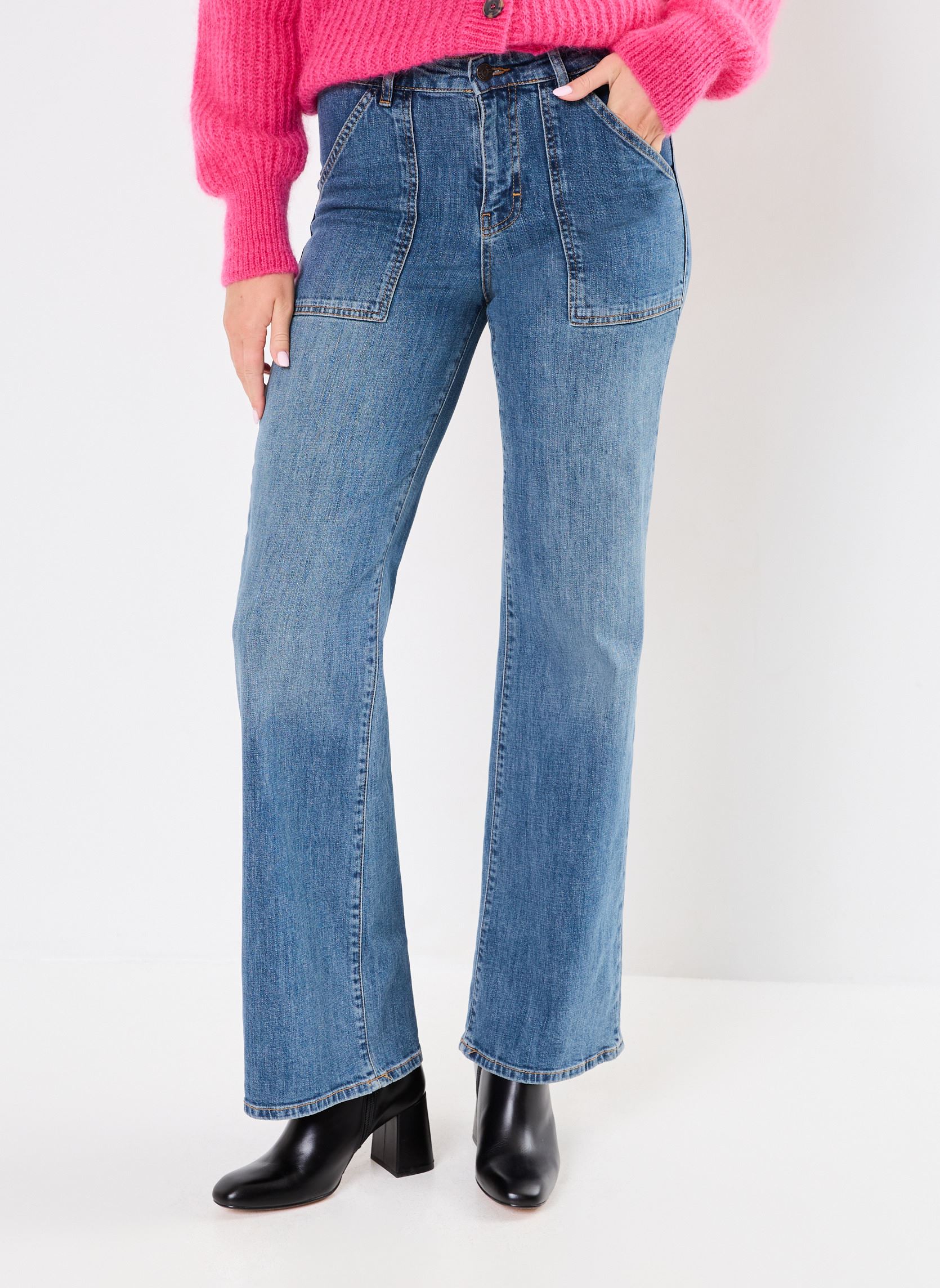 Vaqueros de corte recto 29641 ETHAN JEANS mujer azul Five Jeans Vaqueros de corte recto 29641 ETHAN JEANS mujer azul MEDIUM BLUE