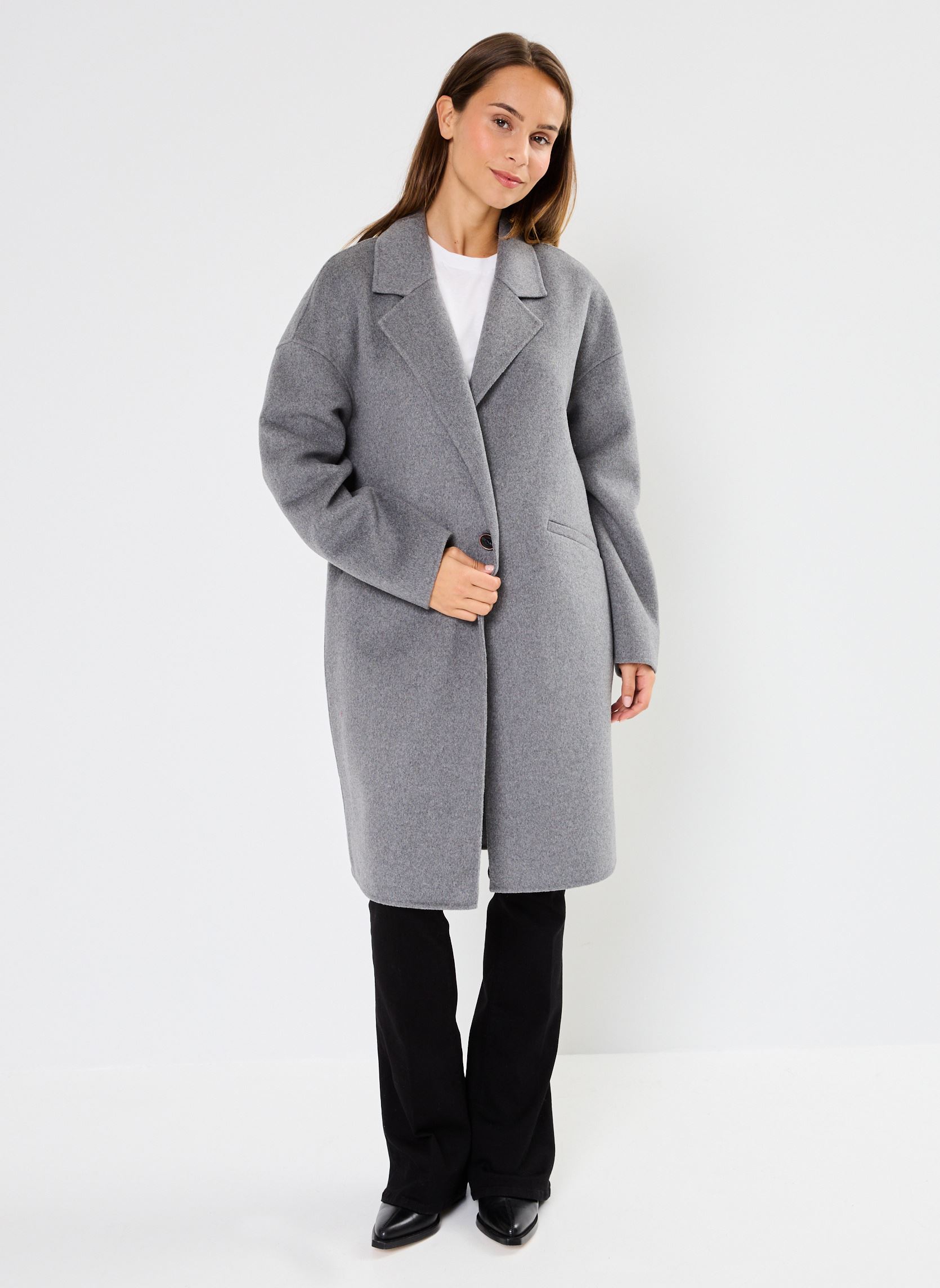 Mäntel 32353 MALIA MANTEAU damen grau Five Jeans Mäntel 32353 MALIA MANTEAU damen grau GREY