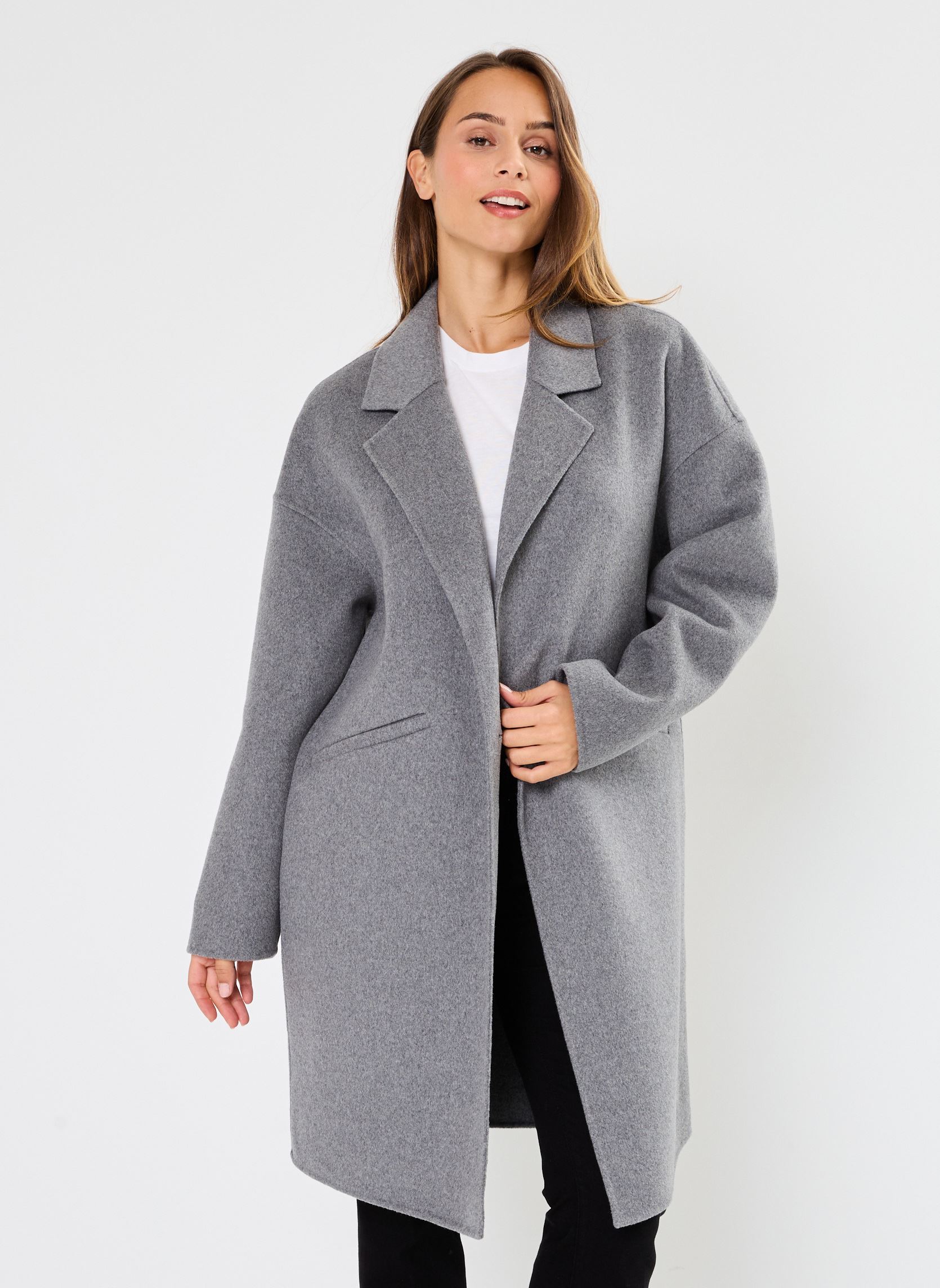 Mäntel 32353 MALIA MANTEAU damen grau Five Jeans Mäntel 32353 MALIA MANTEAU damen grau GREY