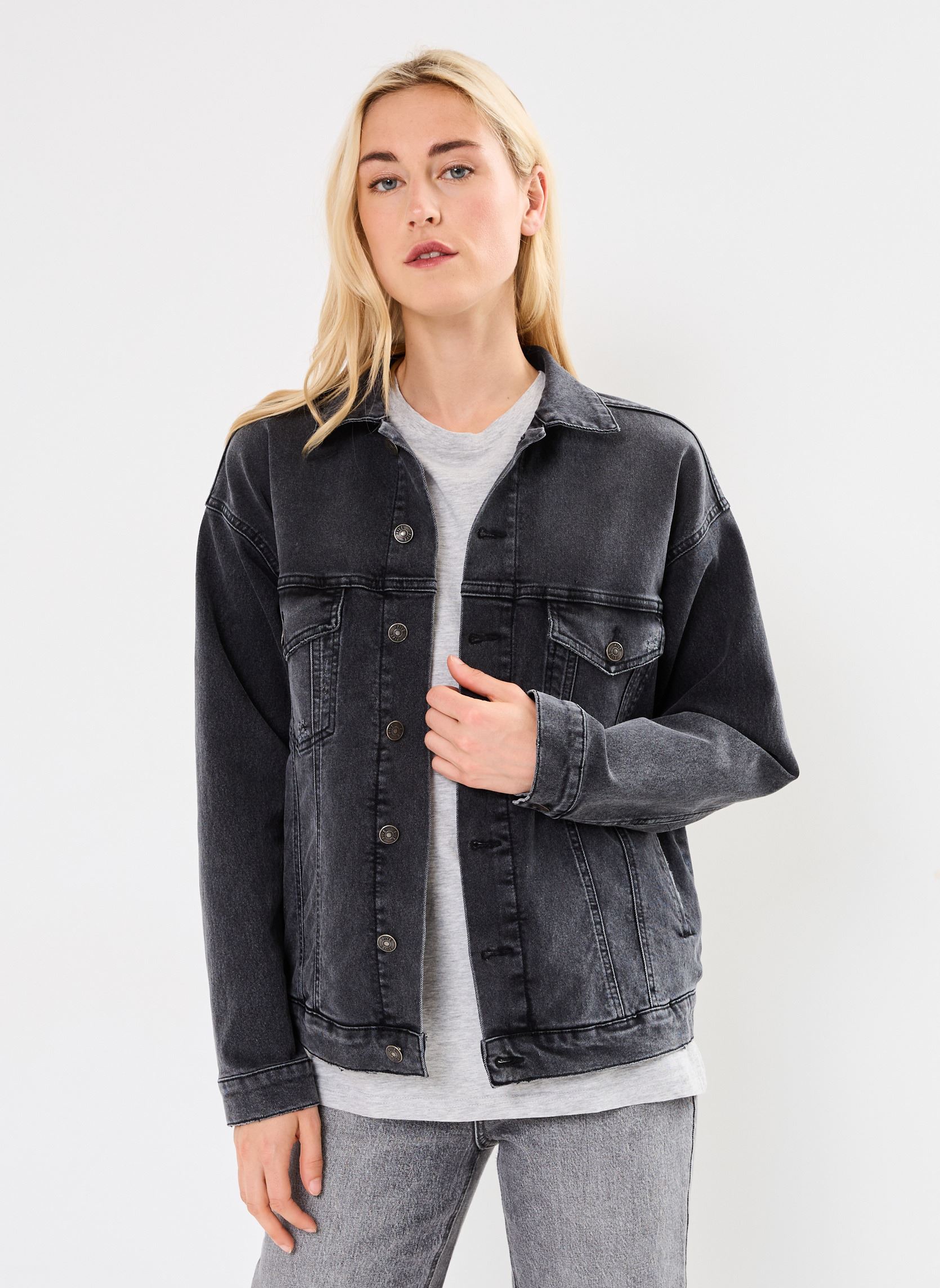Giacche 41646 VALTER VESTE donna grigio Five Jeans Giacche 41646 VALTER VESTE donna grigio GREY