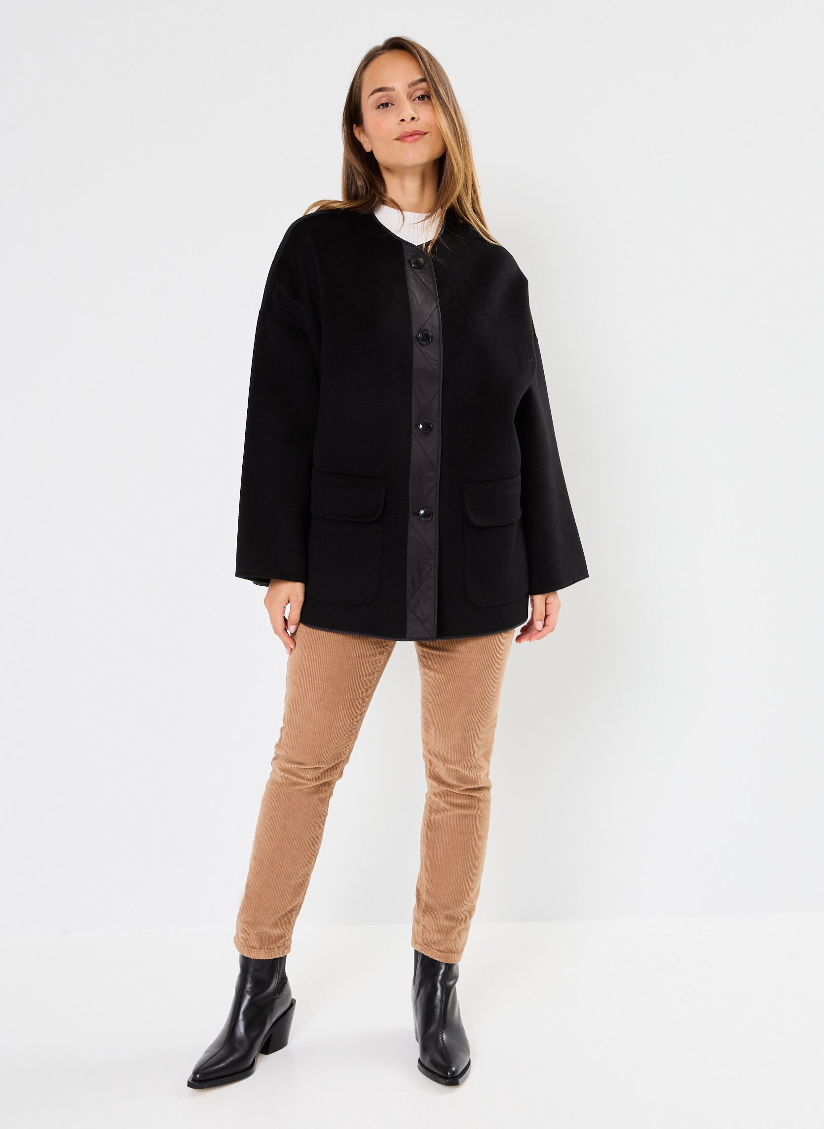 Jacken 41943 VON VESTE damen schwarz Five Jeans Jacken 41943 VON VESTE damen schwarz NIGHT
