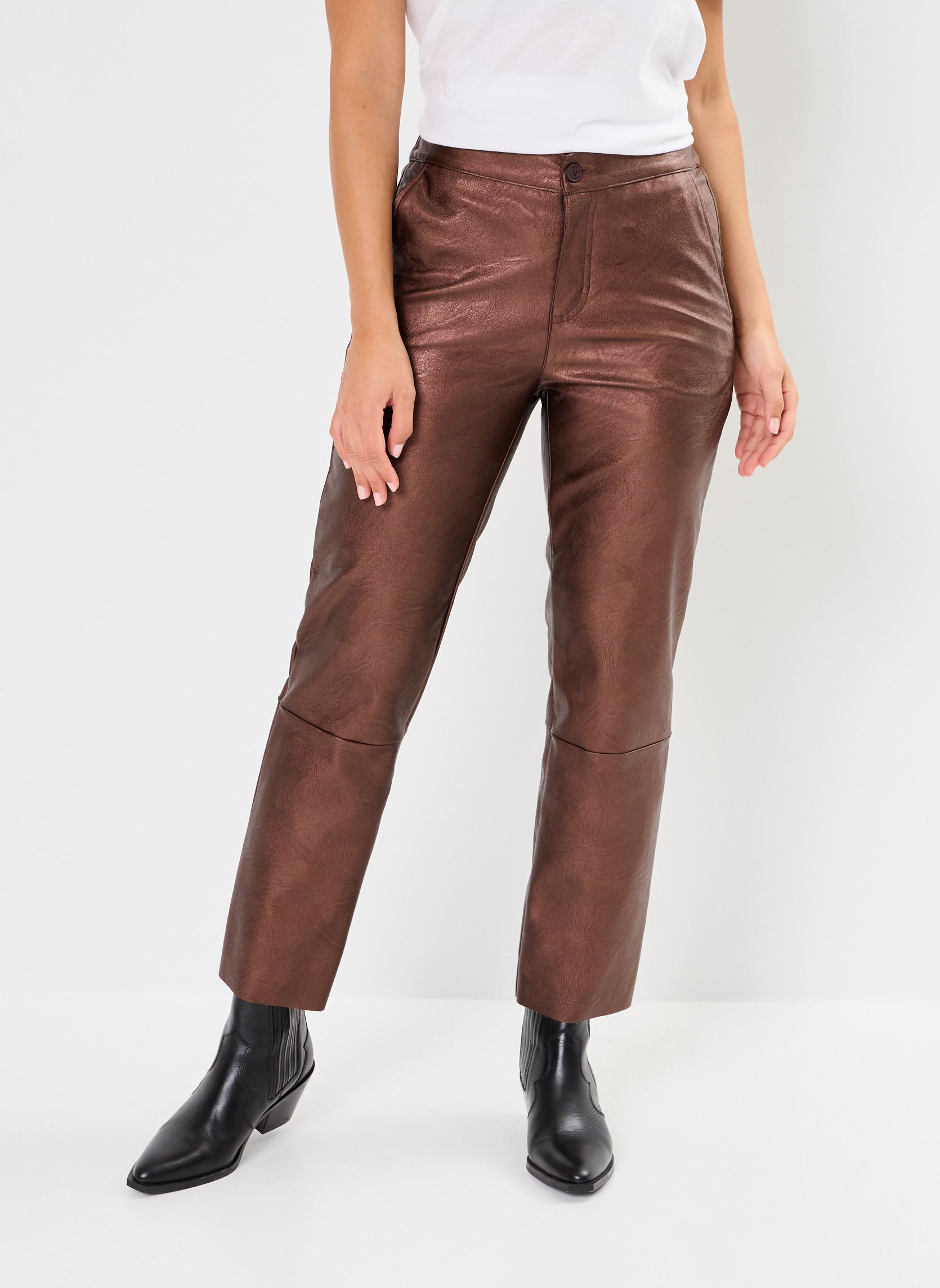 Weite Hosen 54848 MEGHAN PANTALON damen braun Five Jeans Weite Hosen 54848 MEGHAN PANTALON damen braun CHOCO