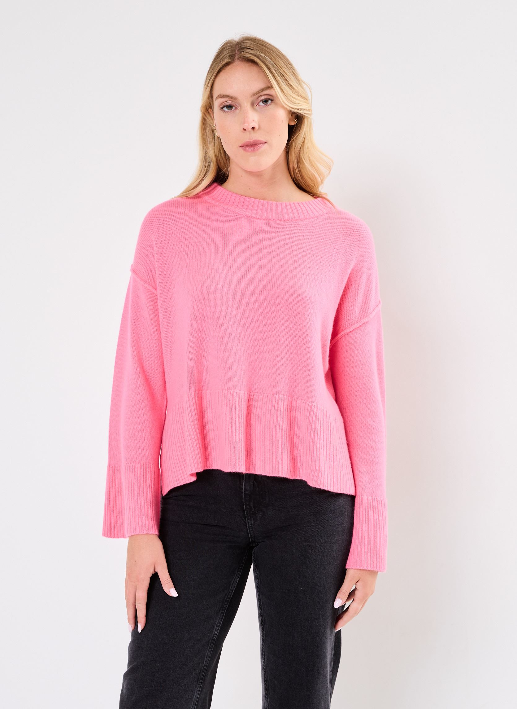 Pulls PW2411 PULL femme rose Five Jeans Pulls PW2411 PULL femme rose FLASH PINK